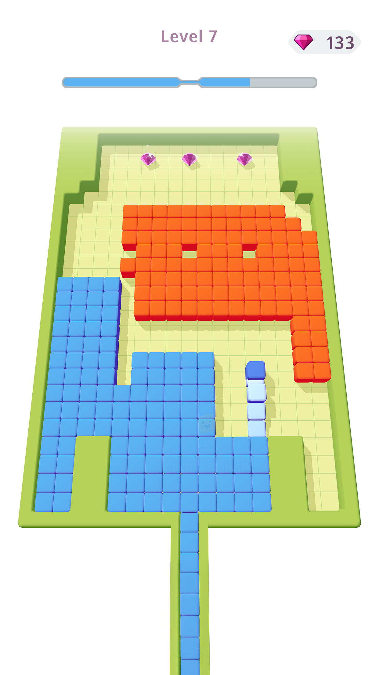 اسکرین شات 3 بازی Color Fill 3D