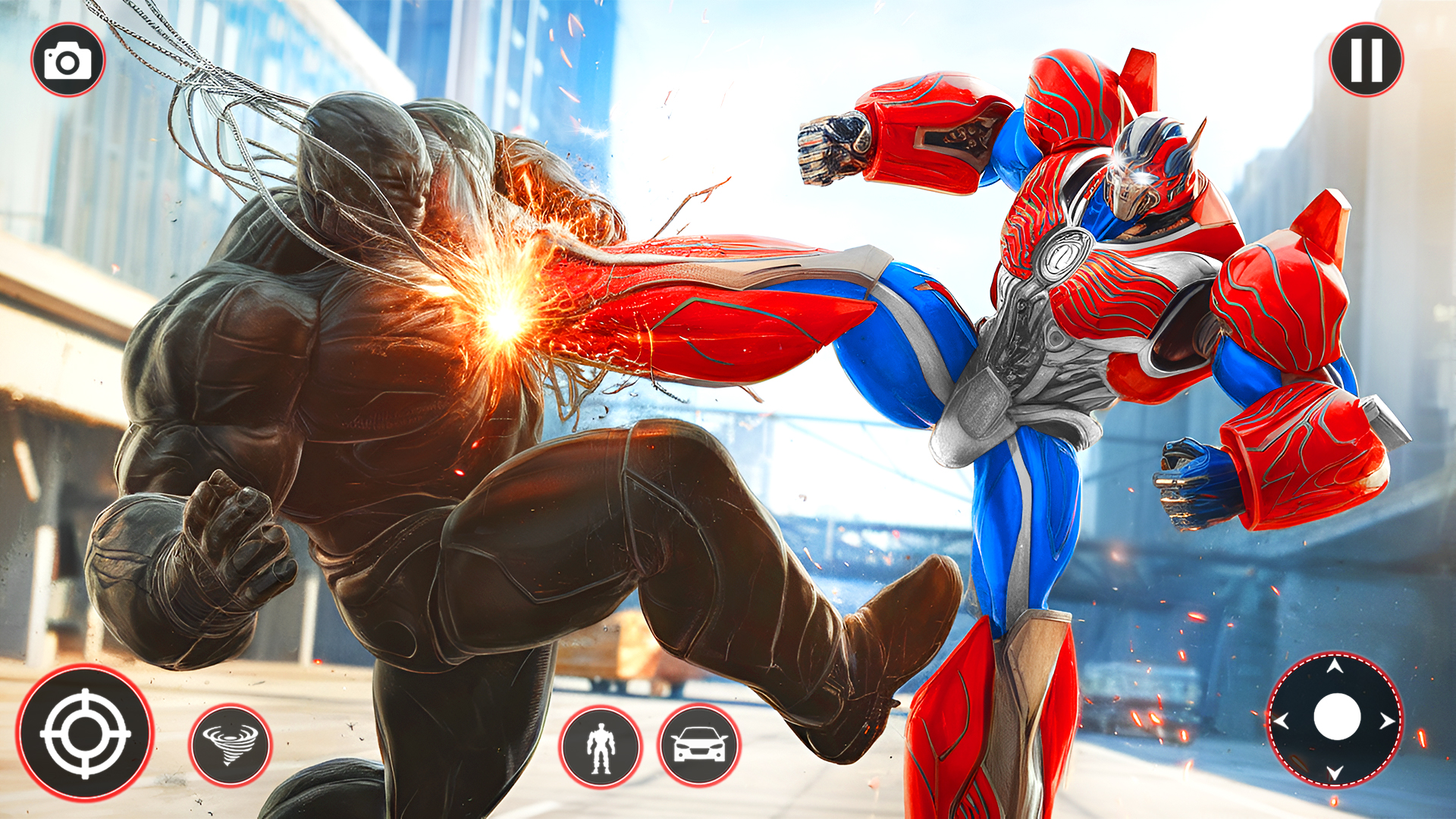 اسکرین شات 1 بازی Spider Robot: Robot Car Games