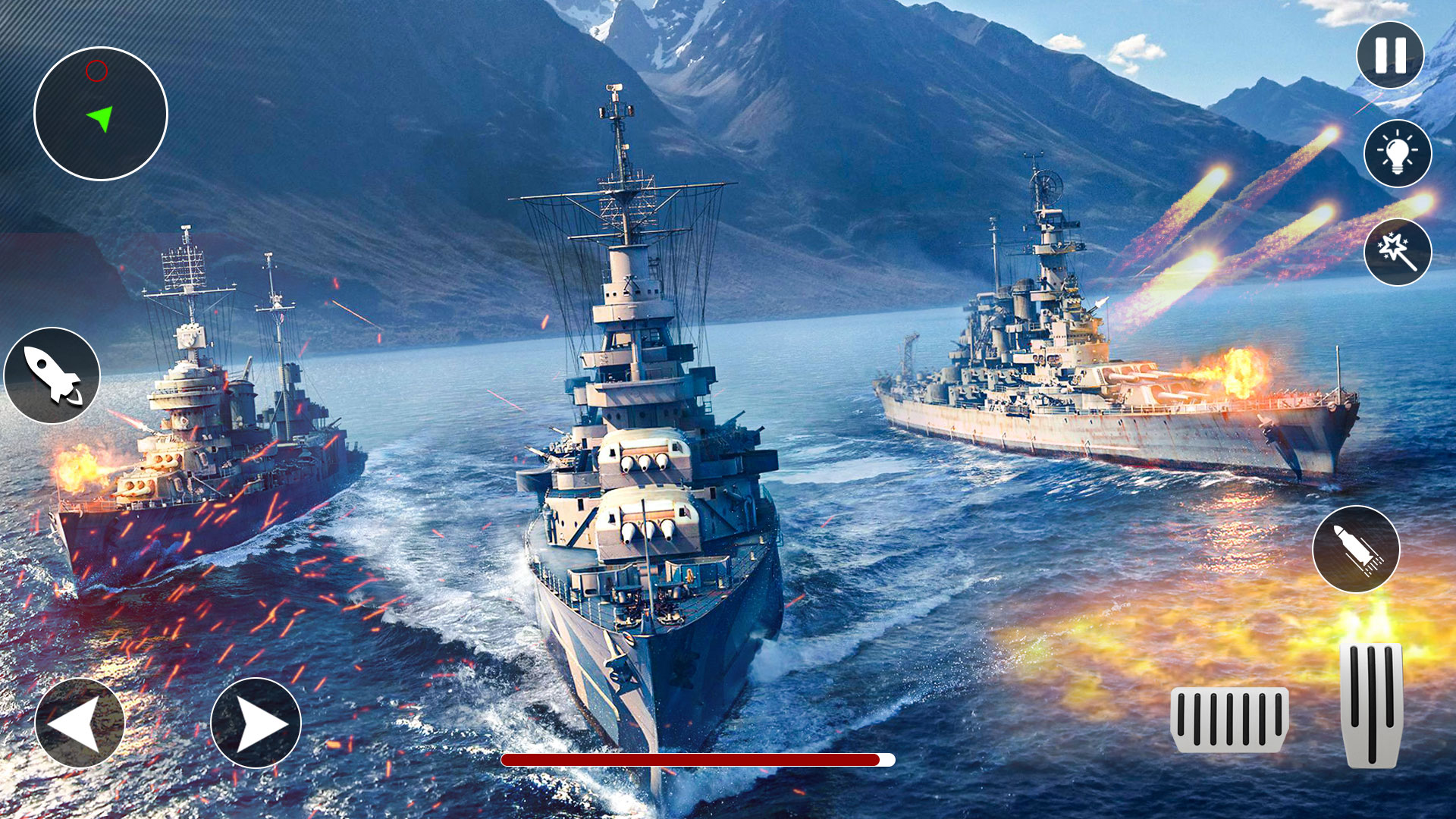 اسکرین شات 1 بازی World Warships Battleship Navy