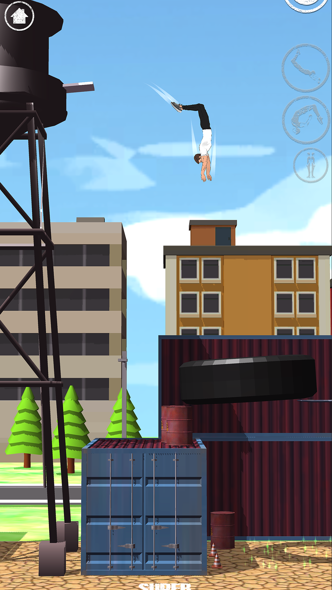 اسکرین شات 3 بازی SWAGFLIP - Parkour Origins