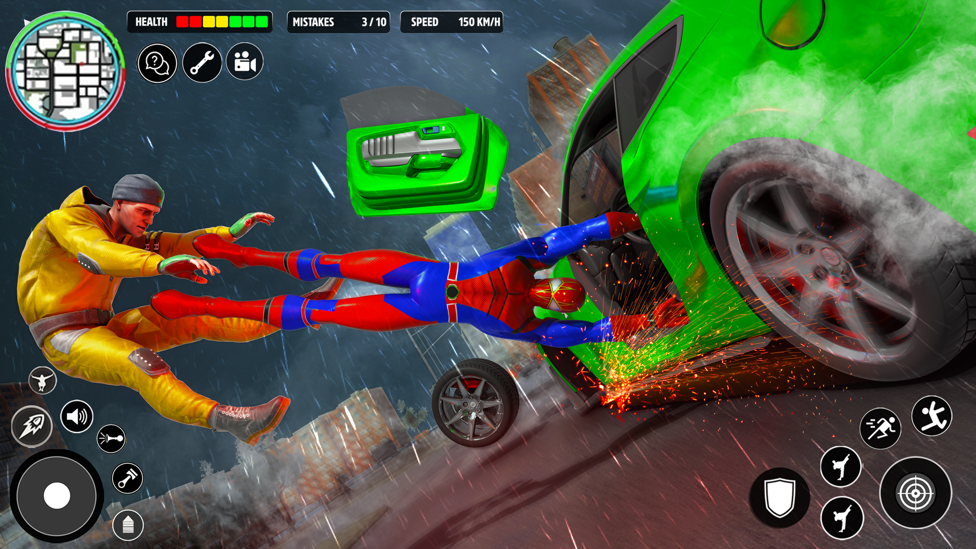 اسکرین شات 2 بازی Spider Hero Man: Stickman Game