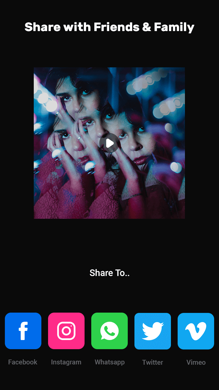 اسکرین شات 7 برنامه Glitch Video Maker - Glitch Video Effects