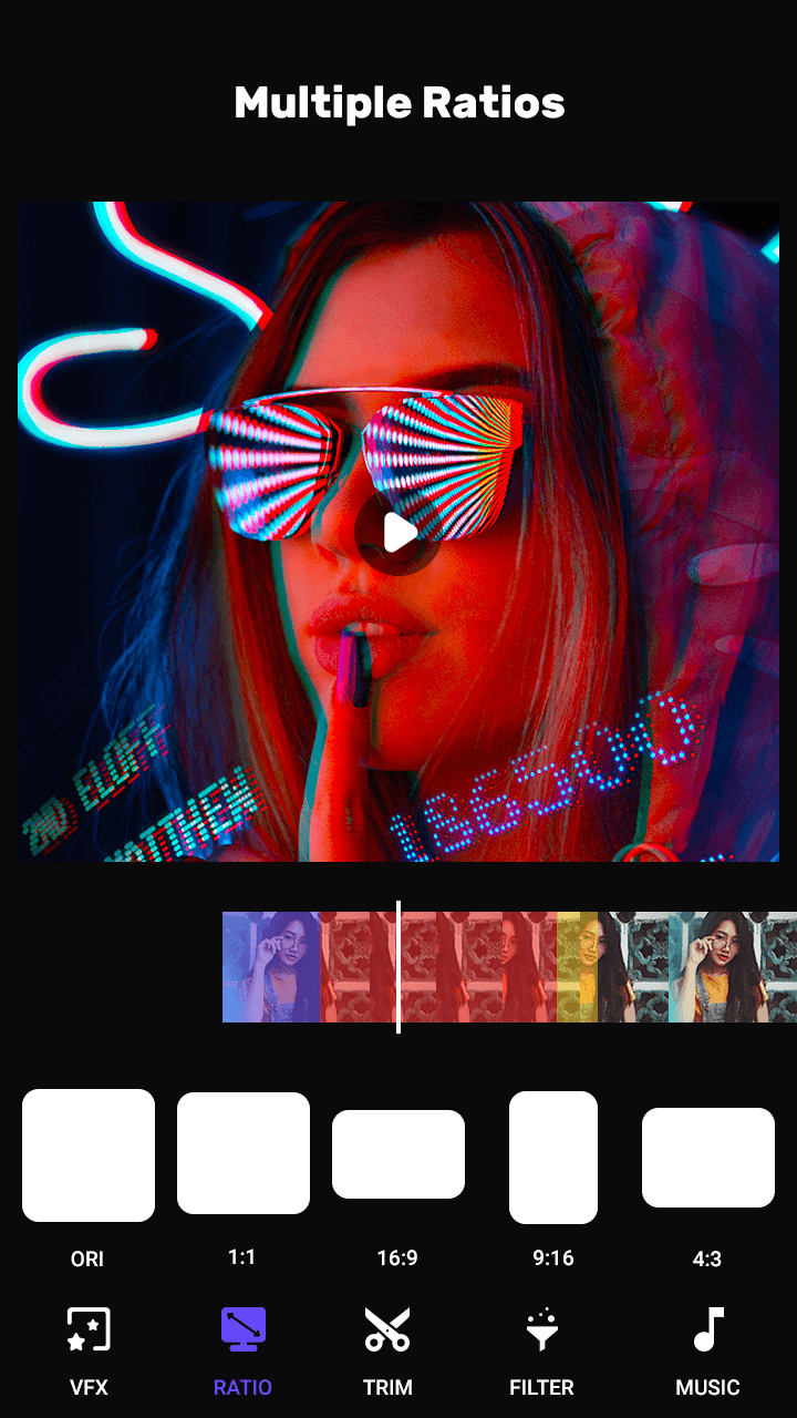 اسکرین شات 5 برنامه Glitch Video Maker - Glitch Video Effects