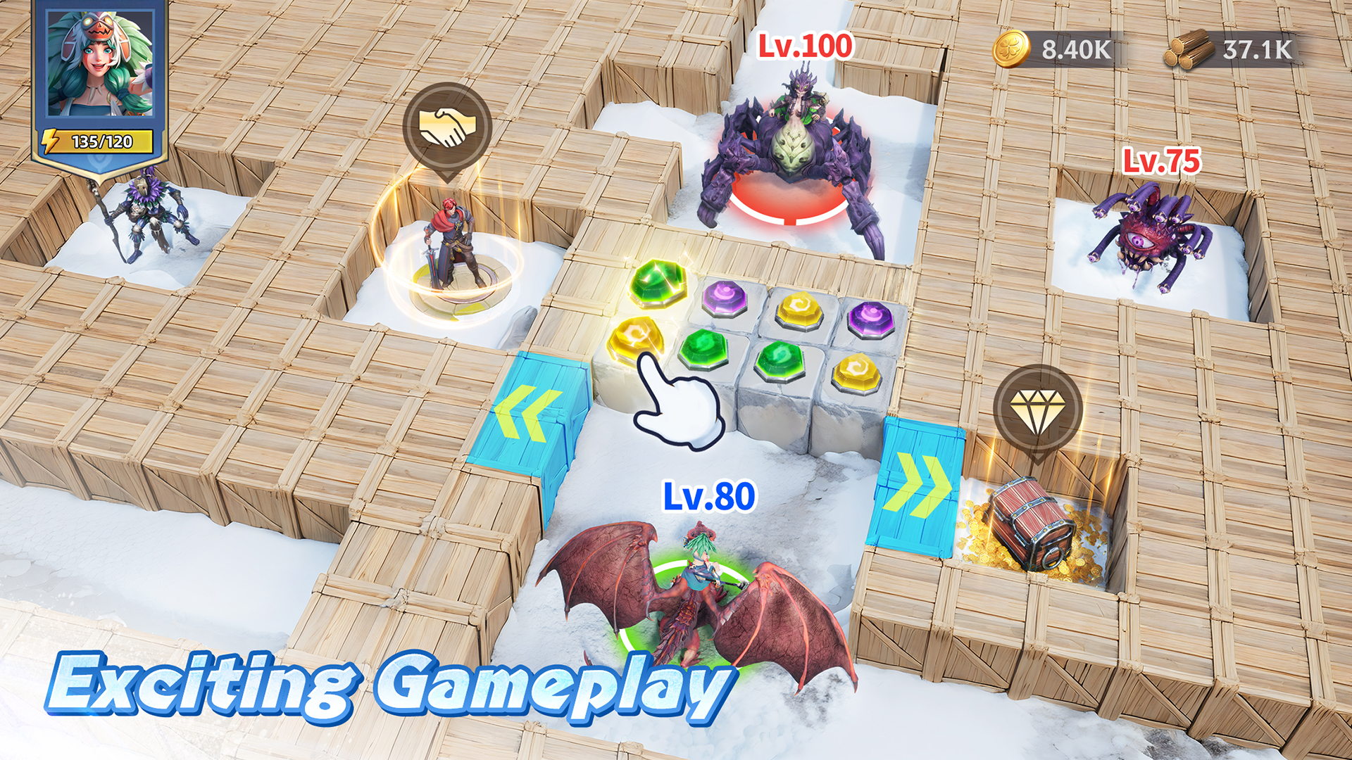 اسکرین شات 5 بازی Puzzles & Chaos: Frozen Castle