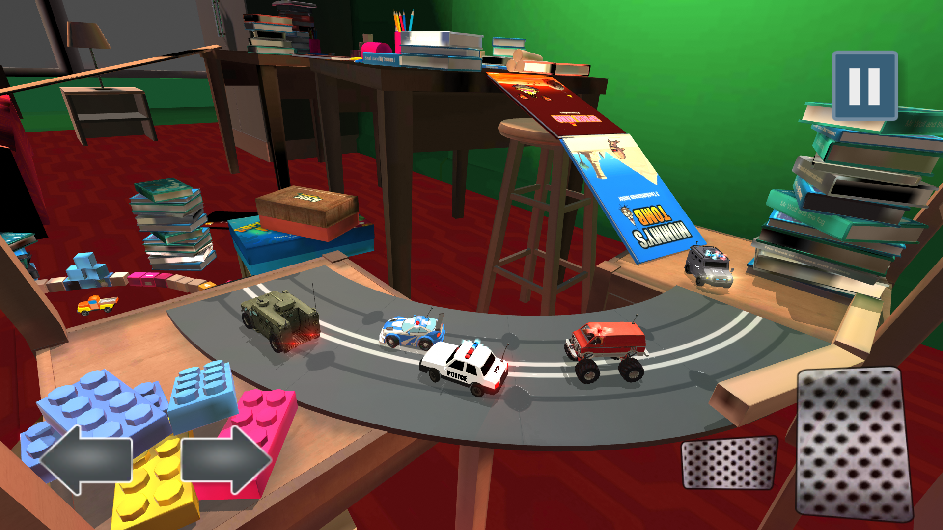 اسکرین شات 4 بازی Mini Toy Car Racing Rush Game