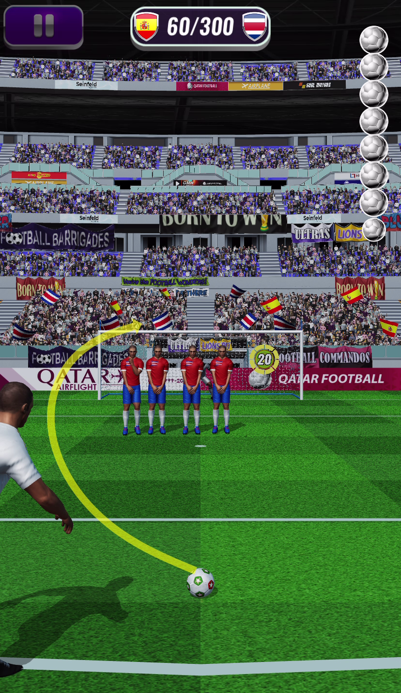 اسکرین شات 6 بازی World Penalty Flick Soccer
