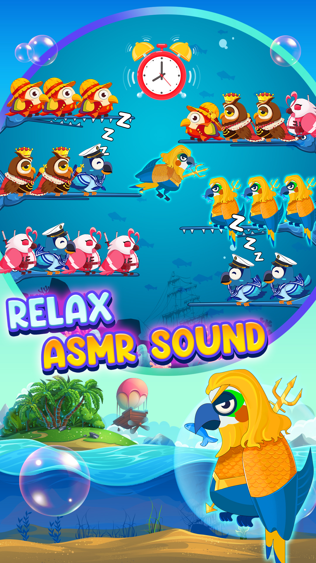 اسکرین شات 4 بازی Bird Sort: Color Sorting Game