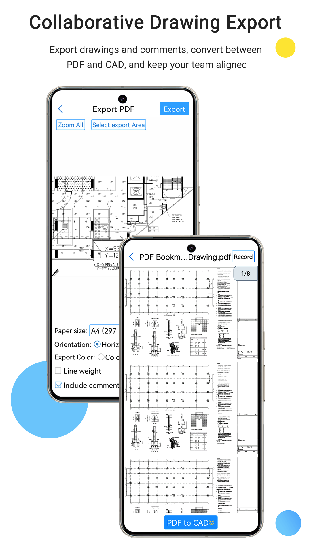 اسکرین شات 5 برنامه CAD Reader-View & Measure DWG