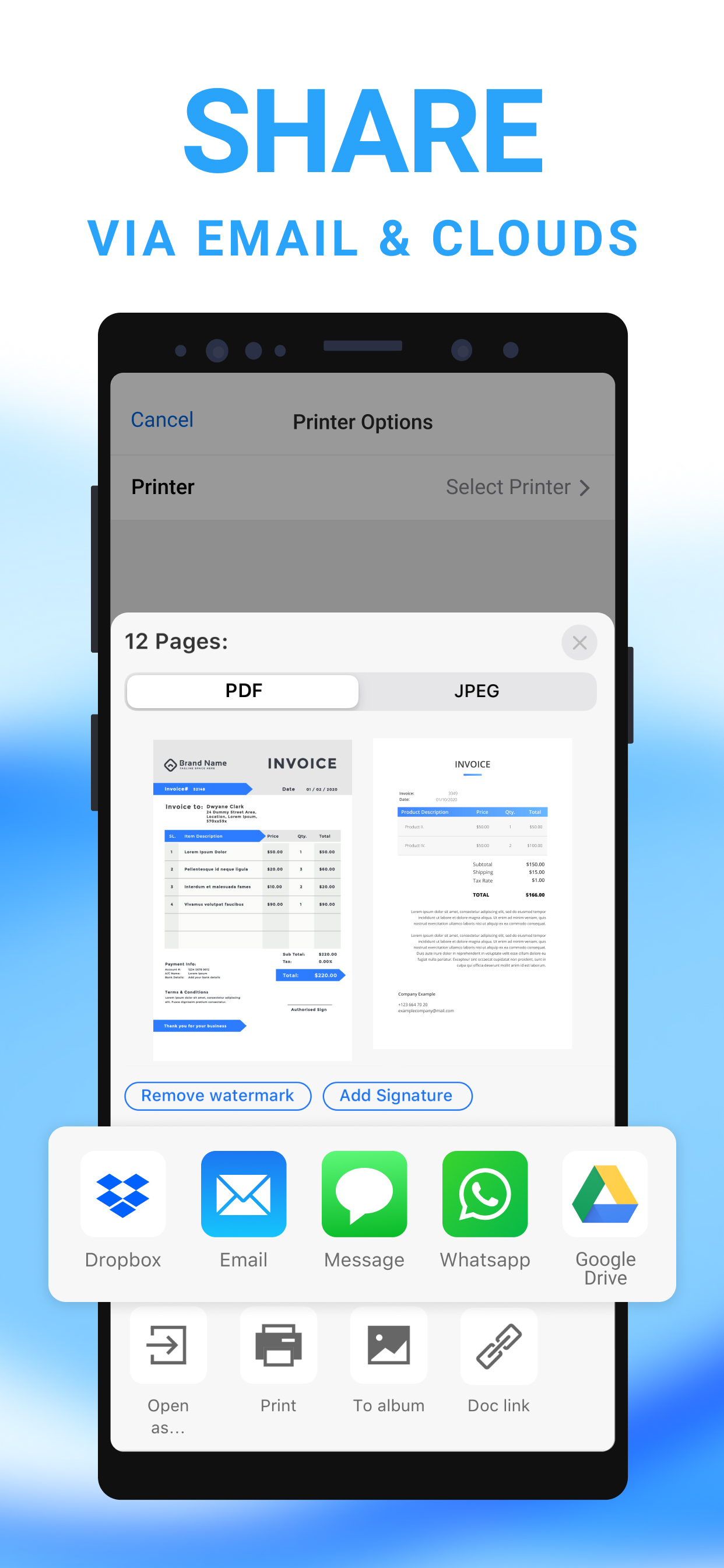 اسکرین شات 8 برنامه Mobile Scanner App - Scan PDF