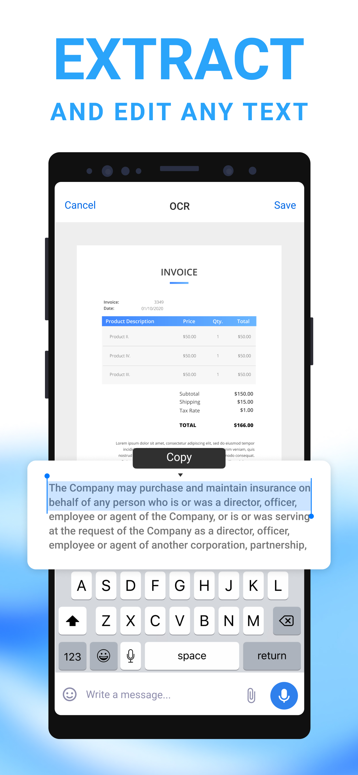 اسکرین شات 3 برنامه Mobile Scanner App - Scan PDF