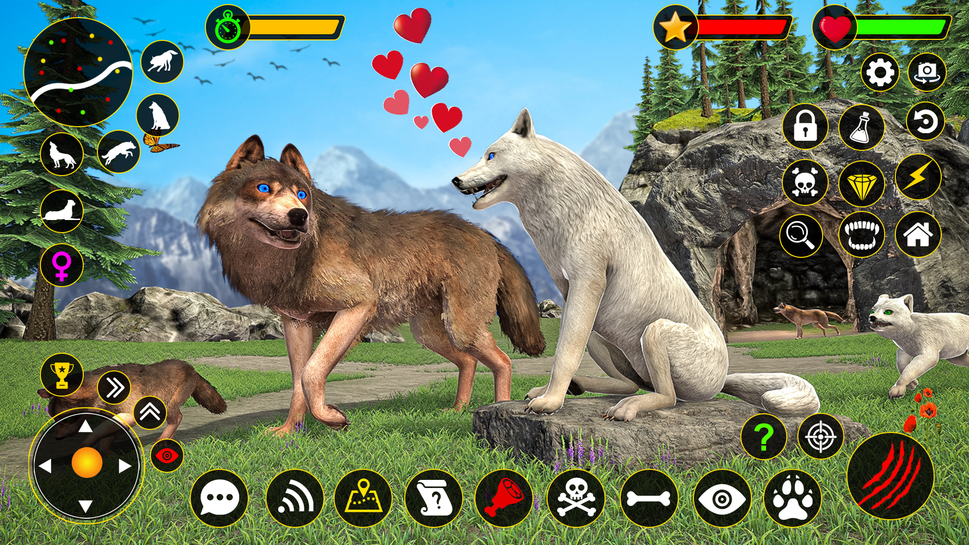 اسکرین شات 2 بازی The Wolf Simulator: Wild Game