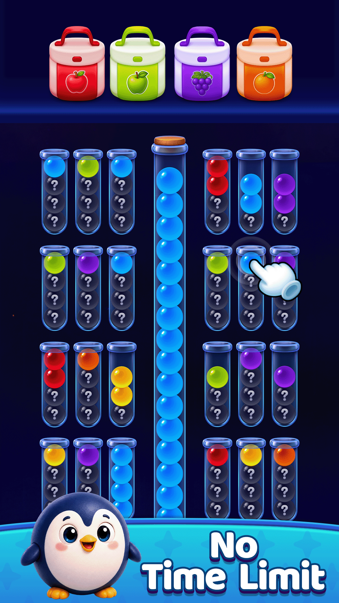 اسکرین شات 1 بازی Bubble Sort Color Puzzle
