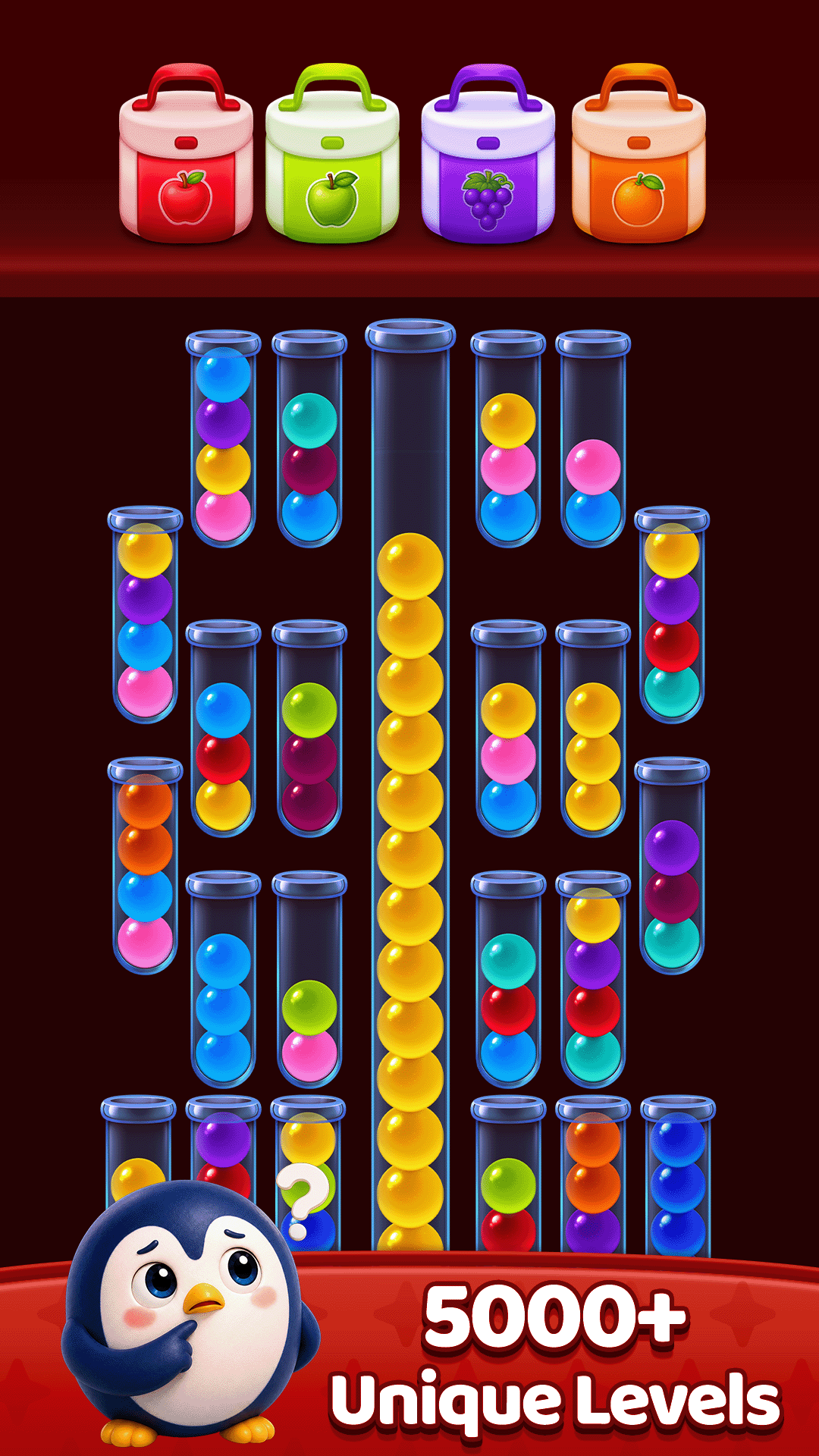اسکرین شات 2 بازی Bubble Sort Color Puzzle