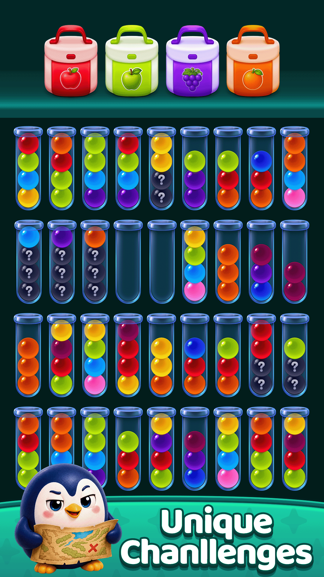 اسکرین شات 5 بازی Bubble Sort Color Puzzle
