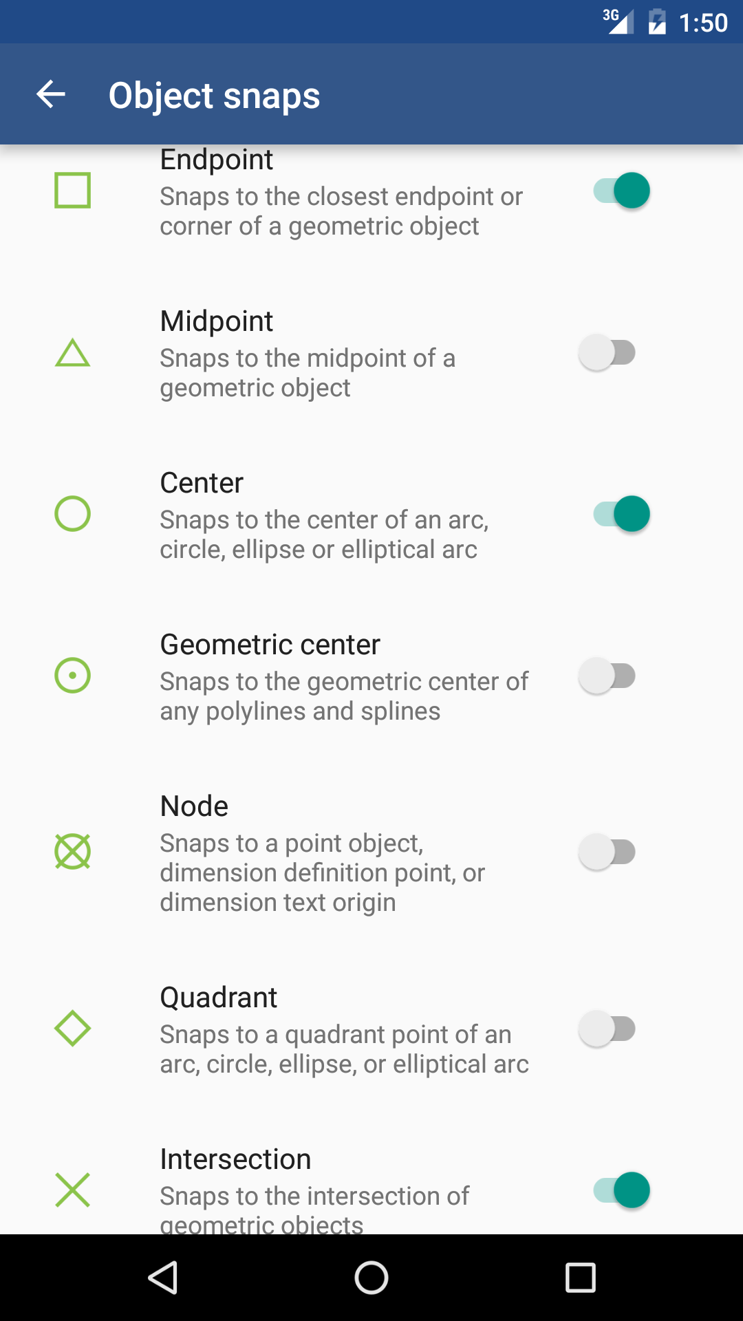 اسکرین شات 5 برنامه GnaCAD