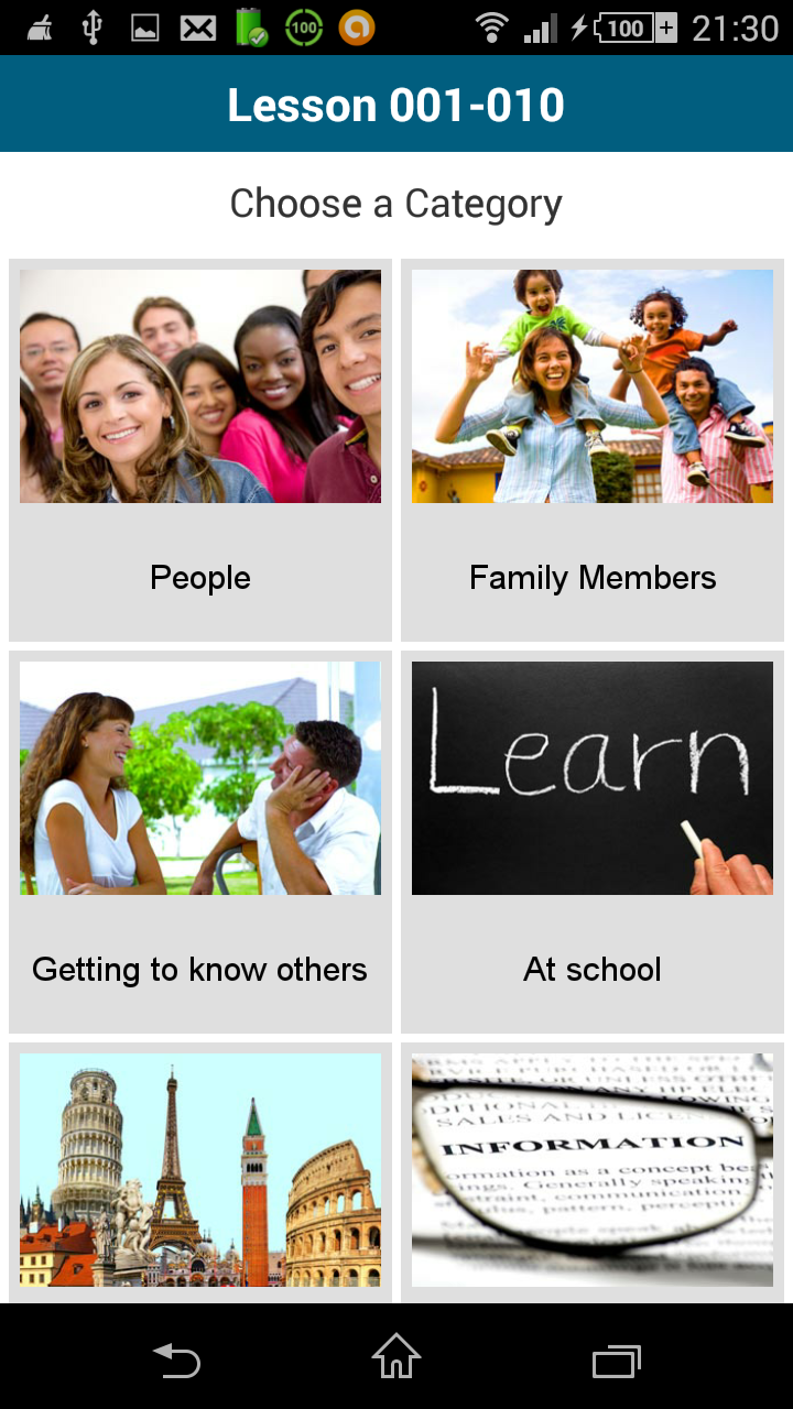 اسکرین شات 3 برنامه Learn Hindi - 50 languages