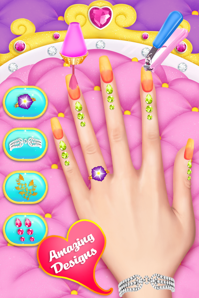 اسکرین شات 1 بازی Model Girls Nail Salon Games