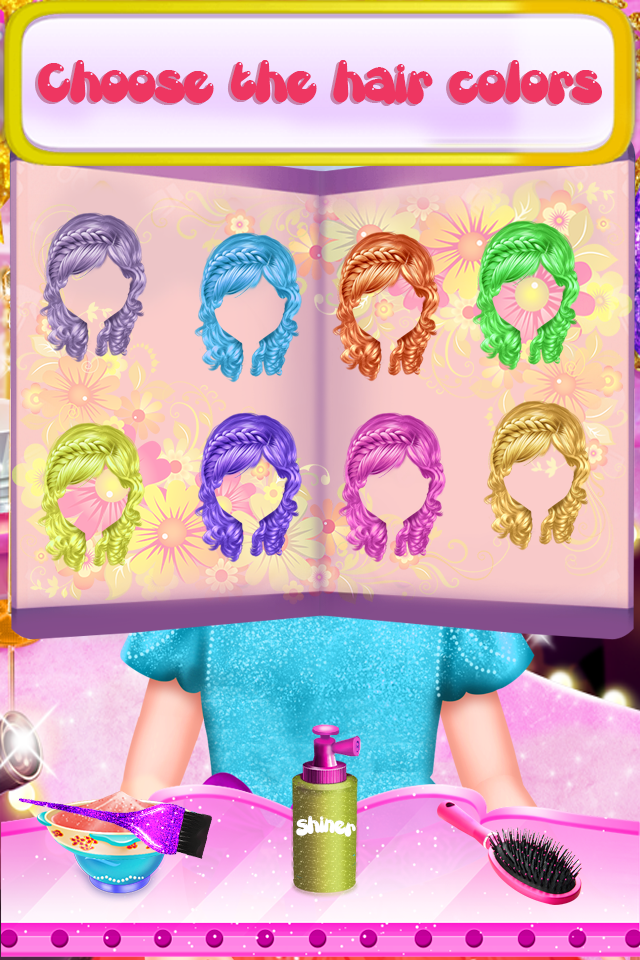 اسکرین شات 6 بازی Girls Hairs and Dress Up Games