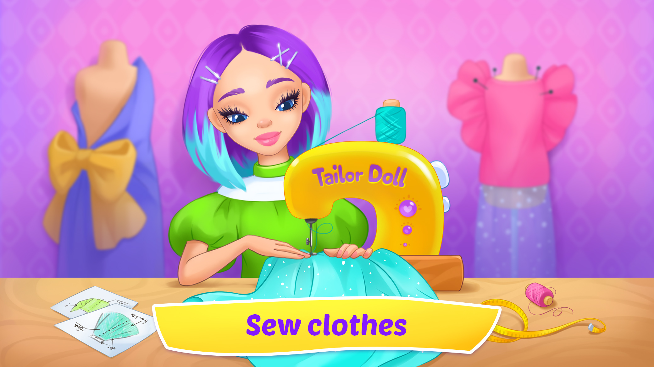 اسکرین شات 2 بازی Fashion Doll: games for girls