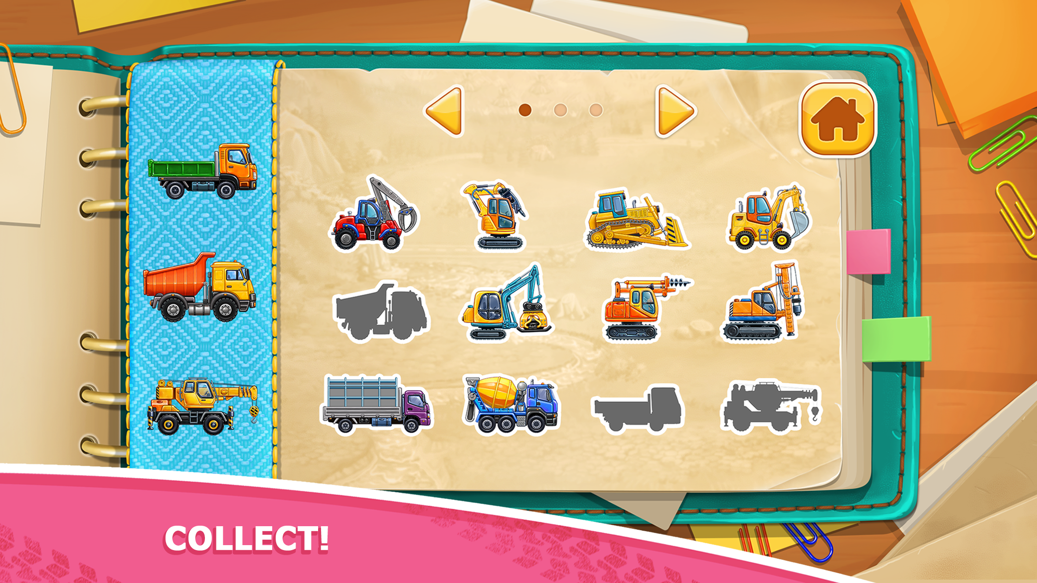 اسکرین شات 6 بازی Kids truck games Build a house