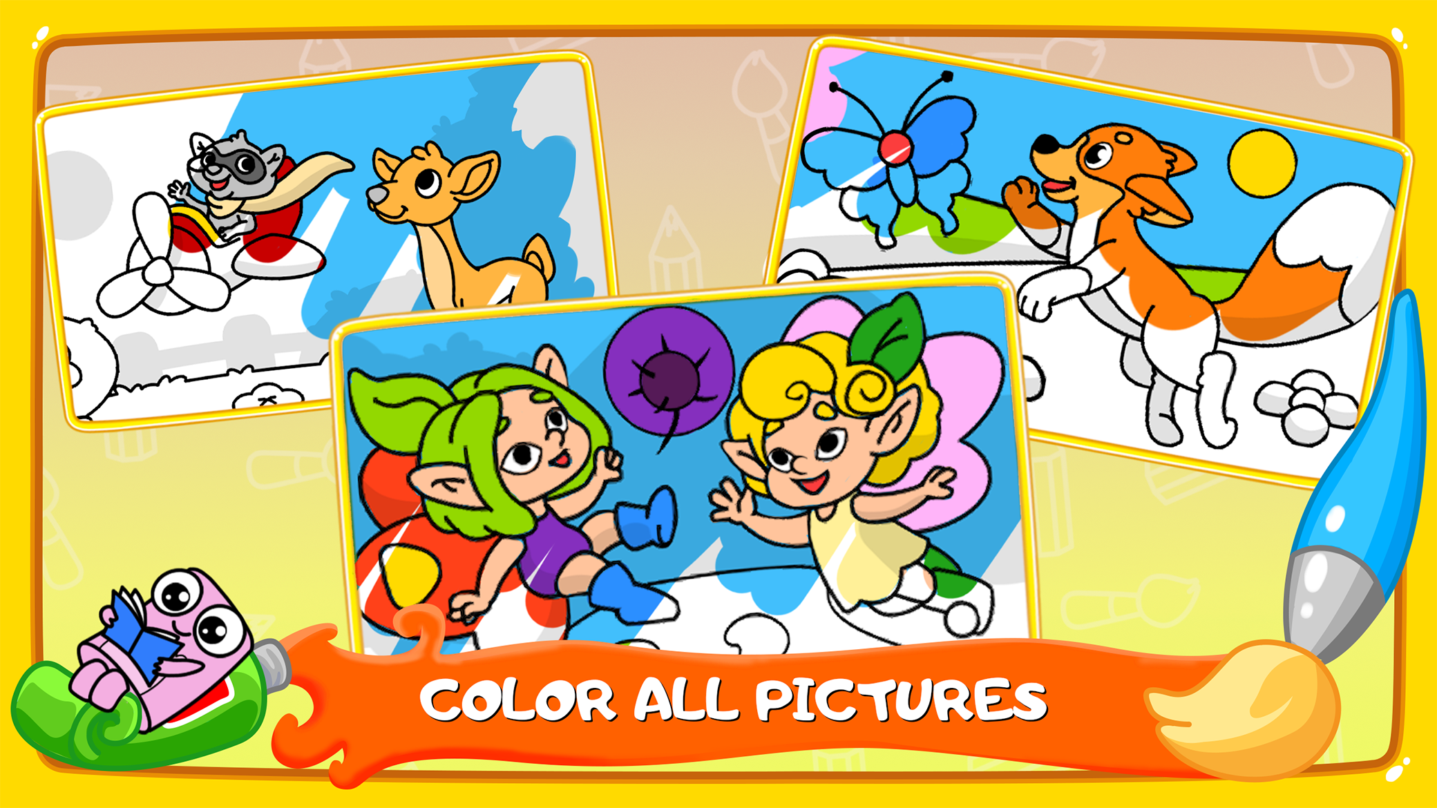 اسکرین شات 6 بازی Coloring book! Game for kids 2