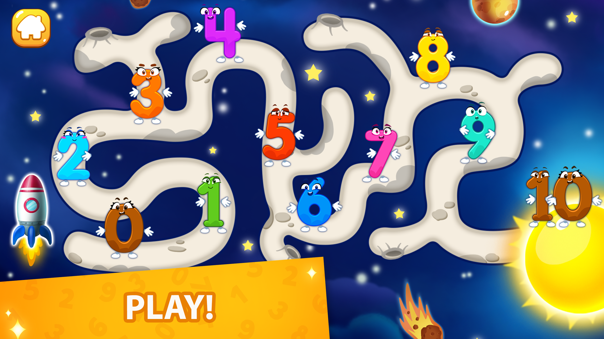 اسکرین شات 6 بازی Numbers for kid Learn to count
