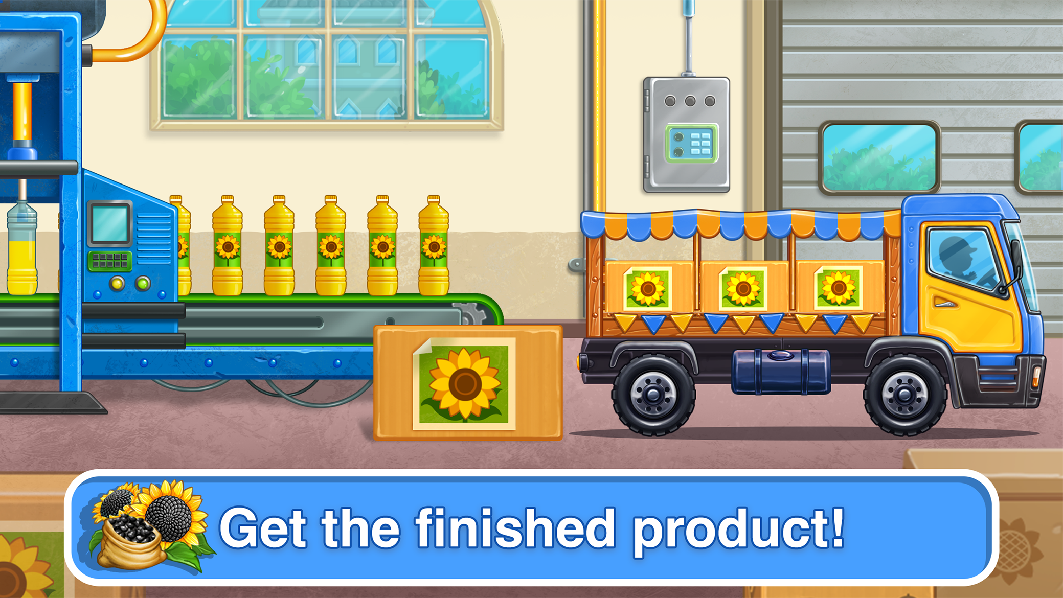 اسکرین شات 4 بازی Tractor, car: kids farm games