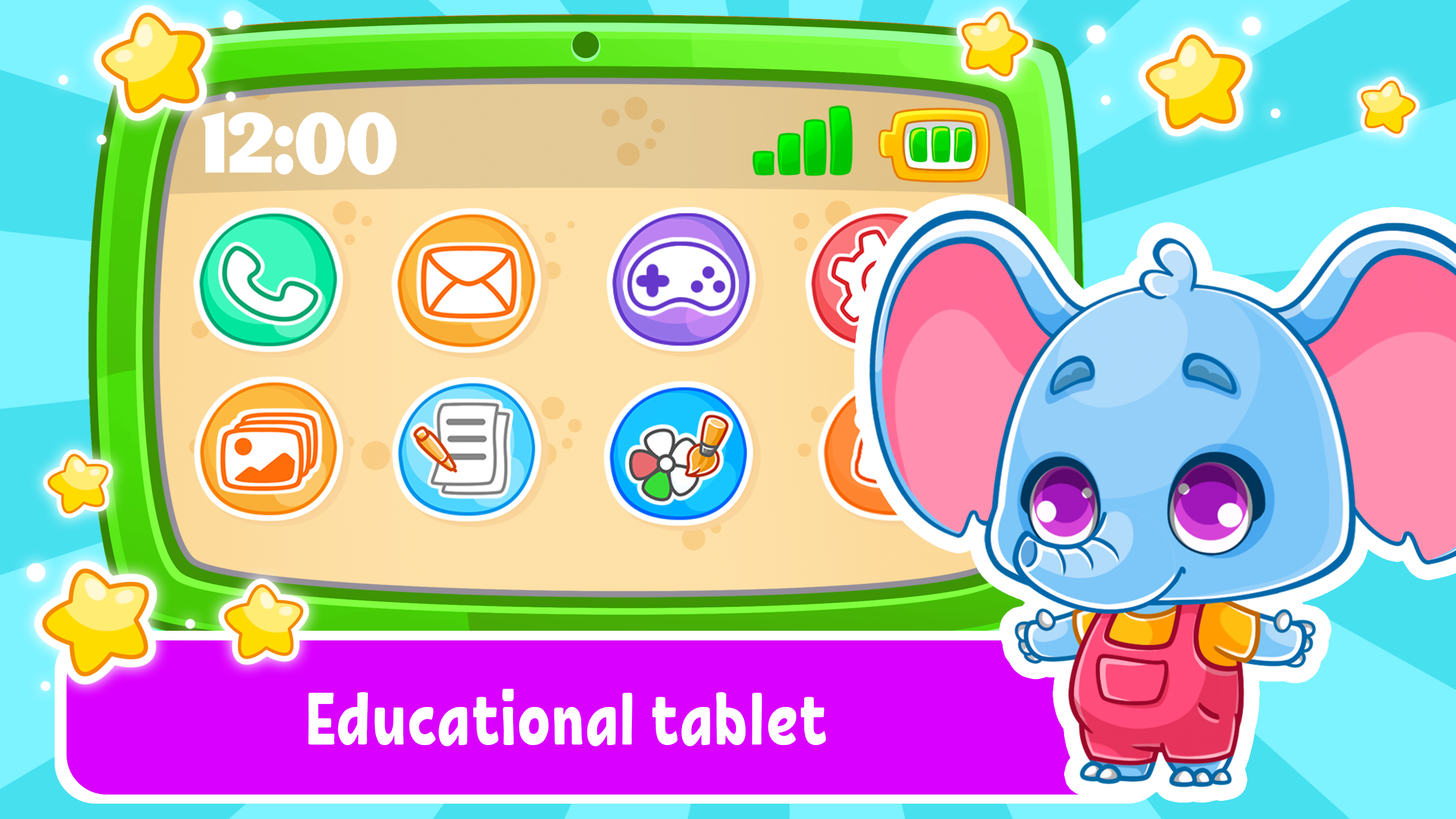 اسکرین شات 1 بازی Babyphone & tablet: baby games