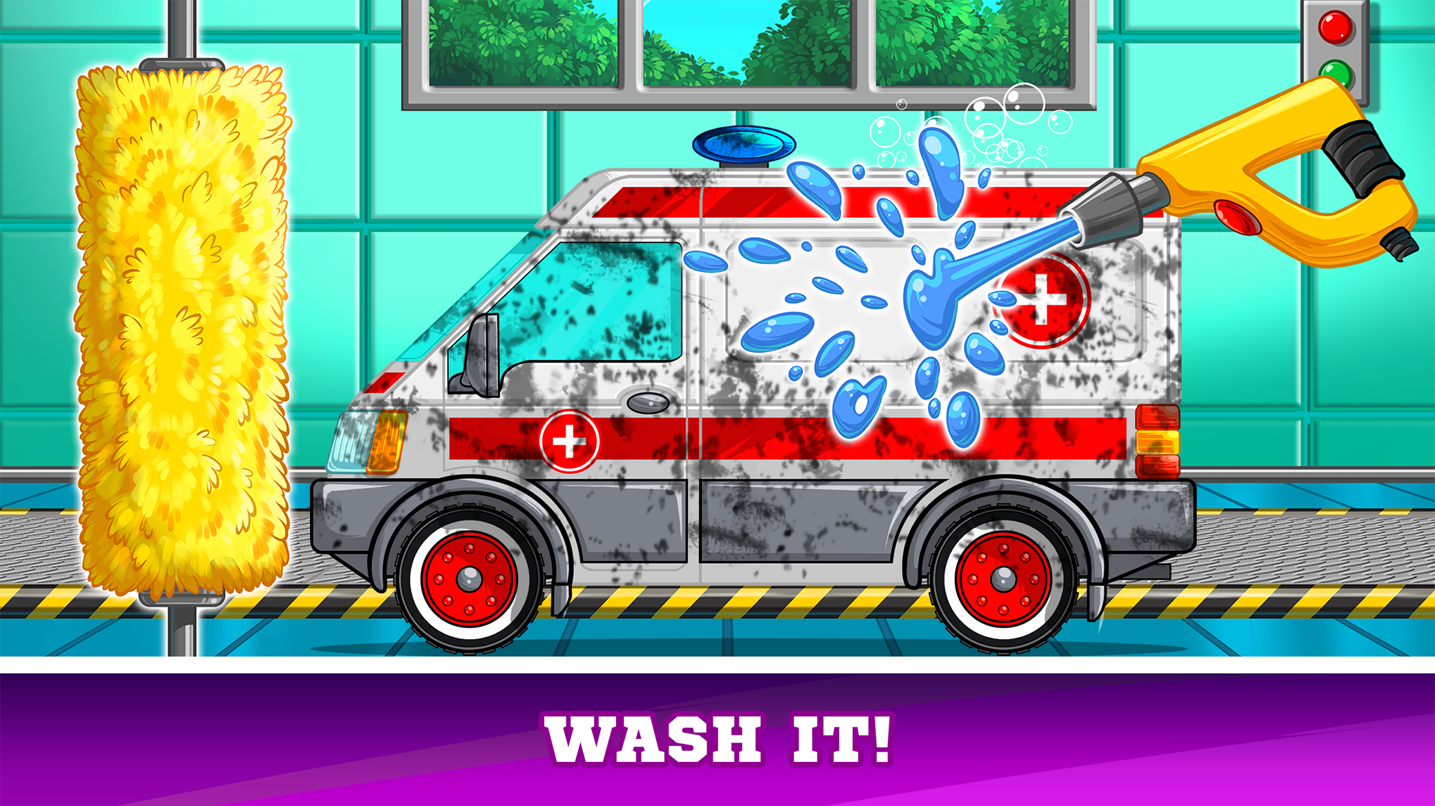 اسکرین شات 3 بازی Kids Cars Games build a truck