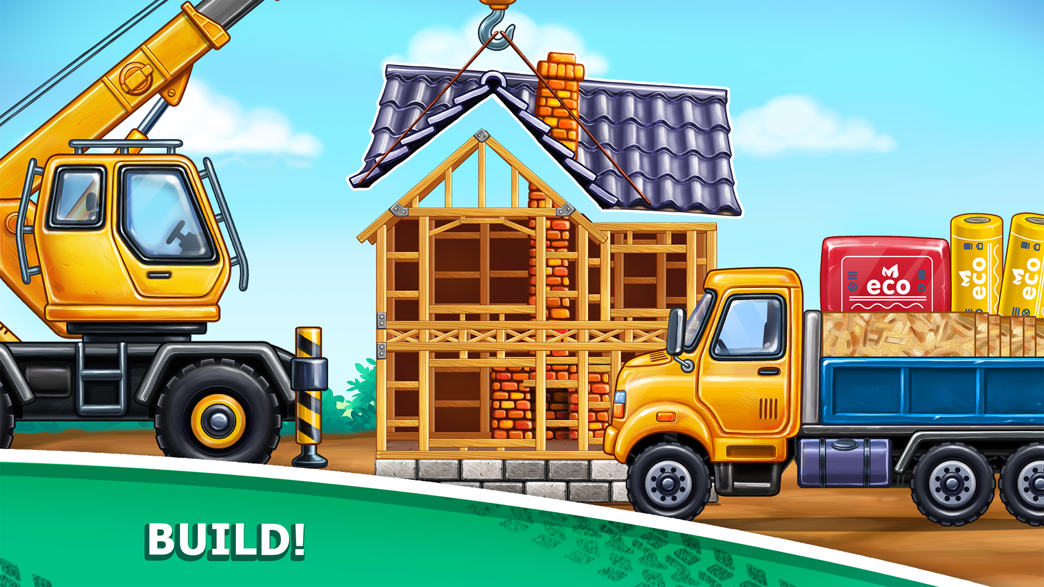 اسکرین شات 4 بازی Truck games - build a house
