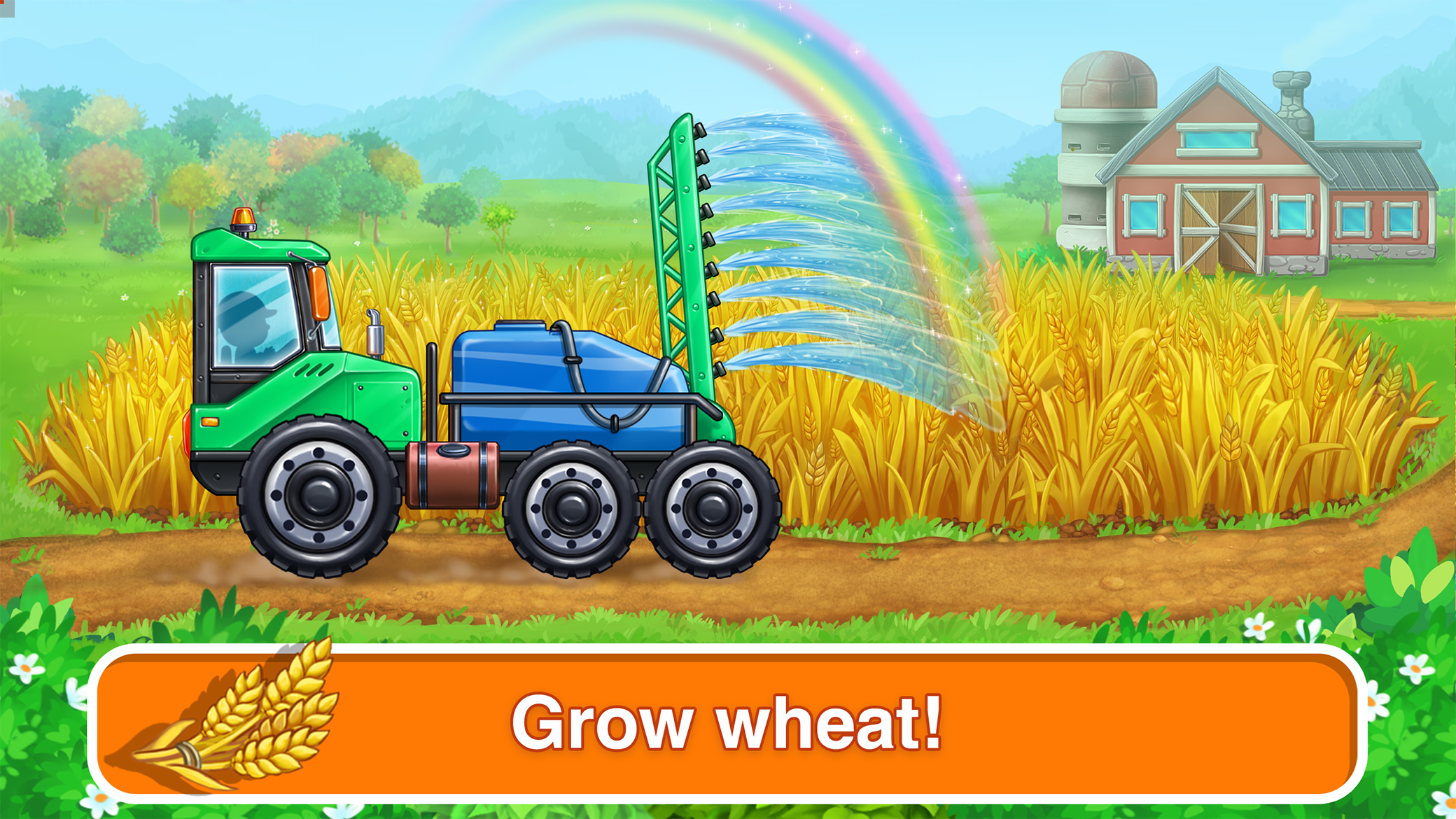 اسکرین شات 3 بازی Wheat Harvest: Farm Kids Games
