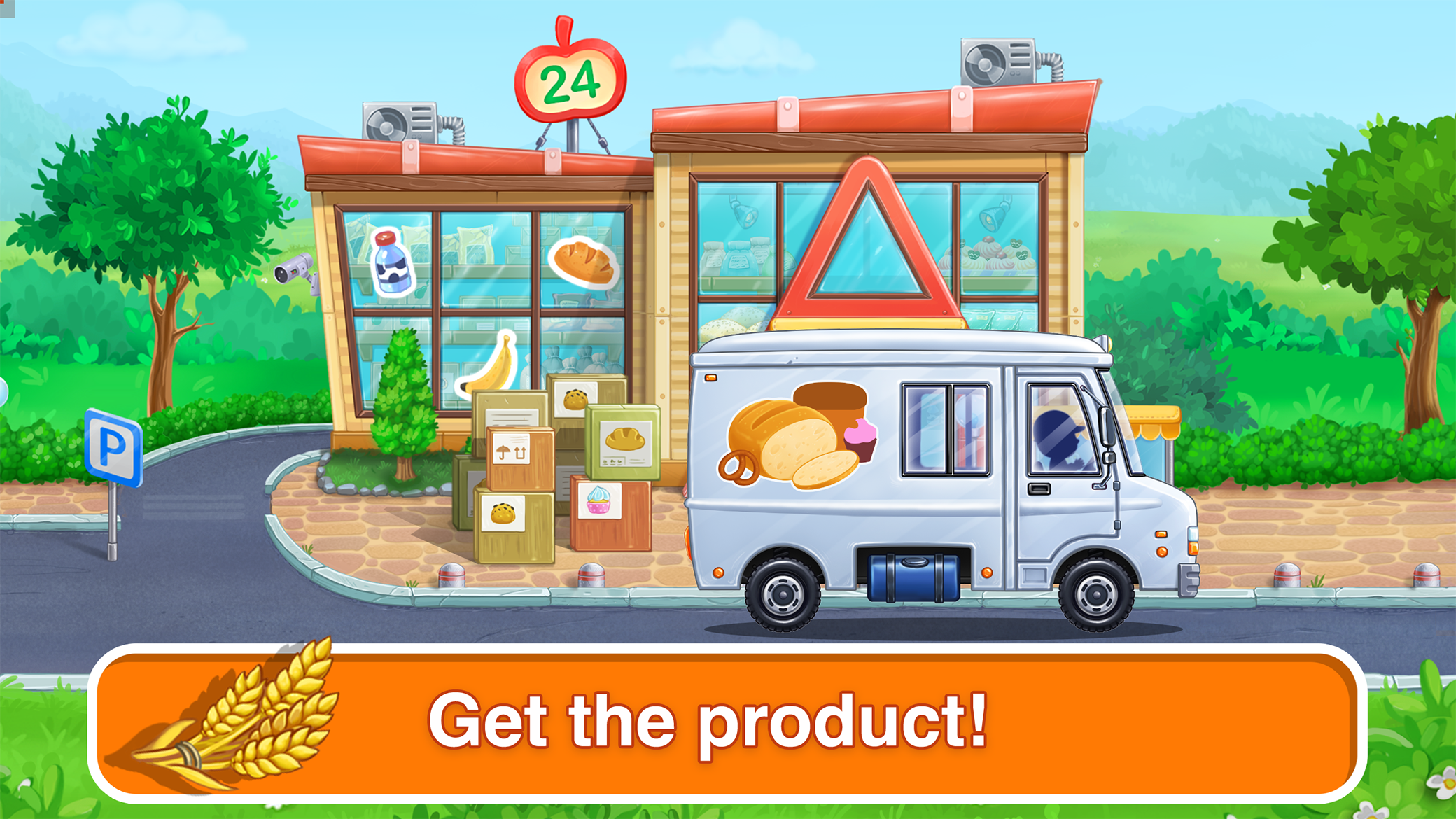 اسکرین شات 5 بازی Wheat Harvest: Farm Kids Games