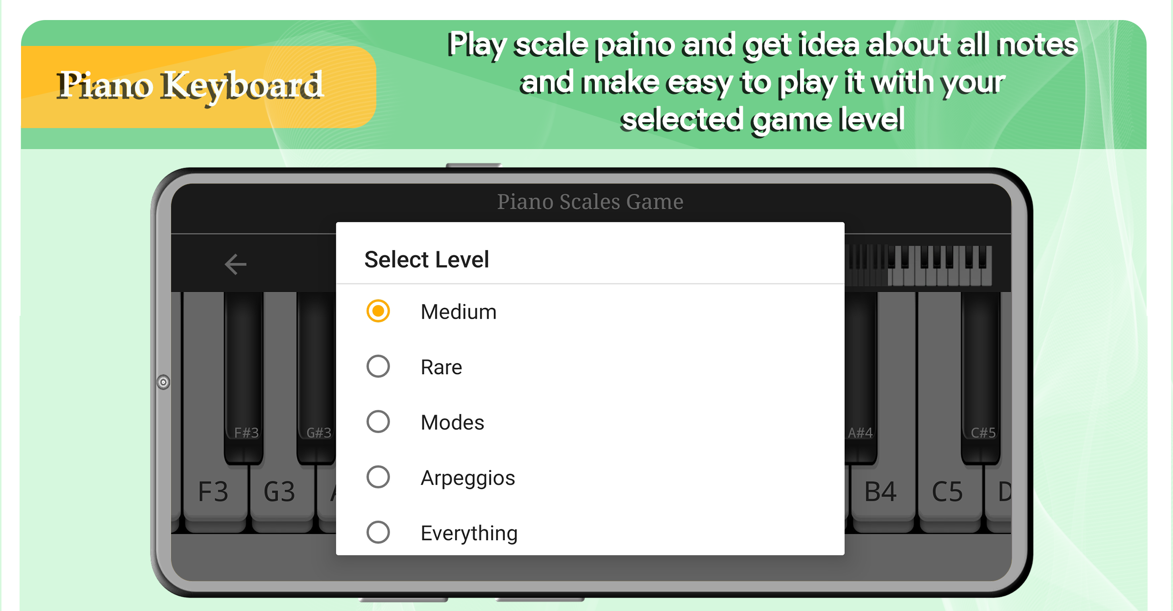 اسکرین شات 6 برنامه Piano Keyboard