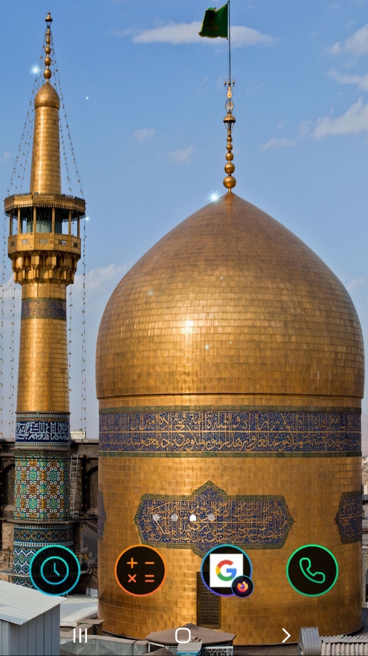 اسکرین شات 2 برنامه پس زمینه گنبد امام رضا(ع)