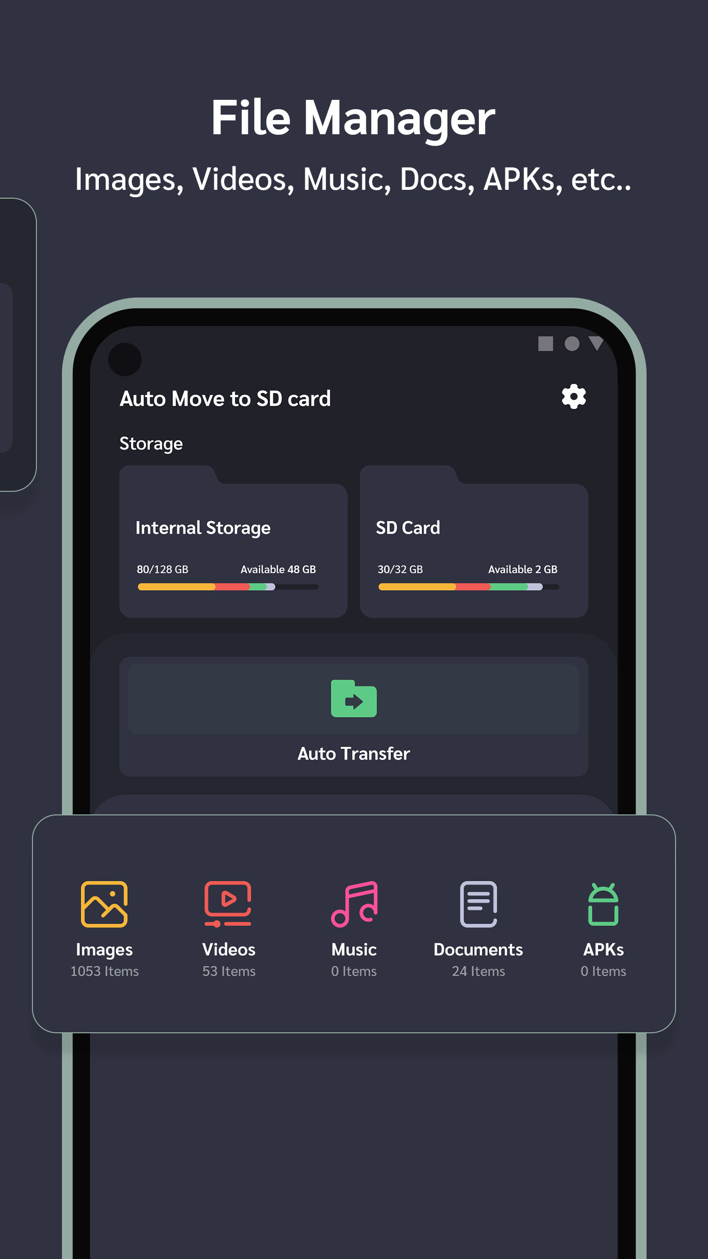 اسکرین شات 3 برنامه Auto Move To SD Card / Folder