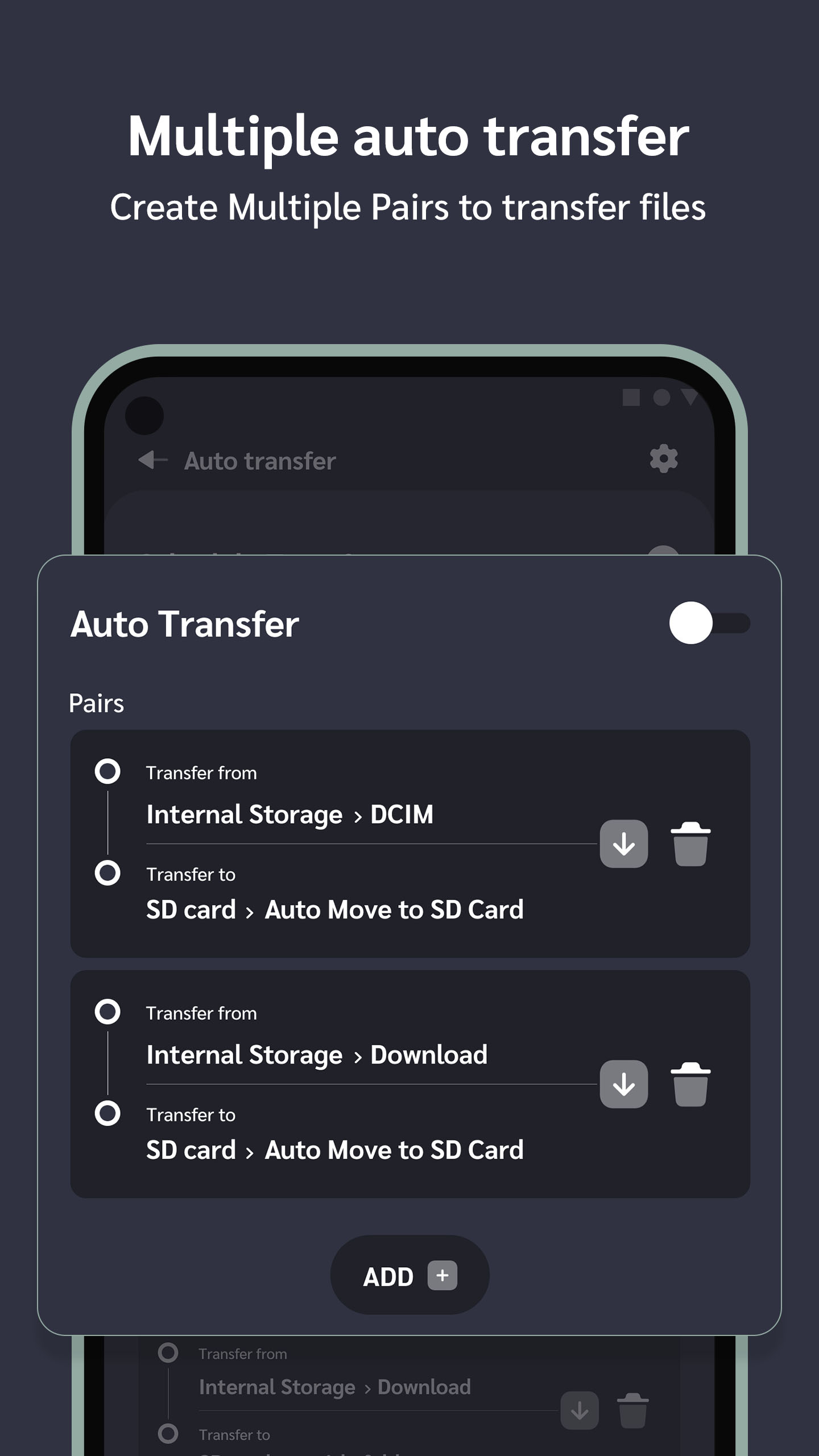 اسکرین شات 6 برنامه Auto Move To SD Card / Folder