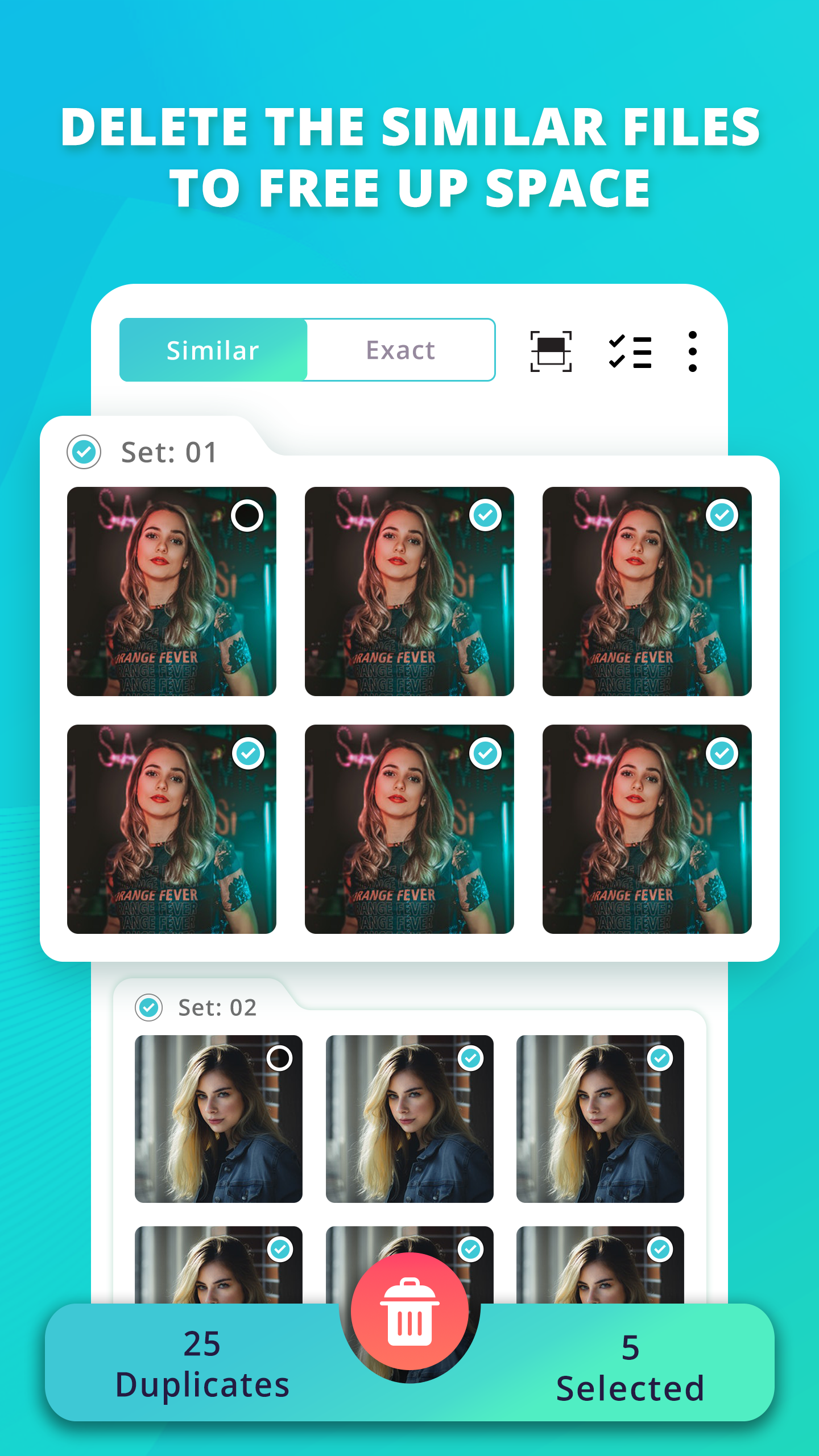 اسکرین شات 4 برنامه Duplicate Photo Find & Remove