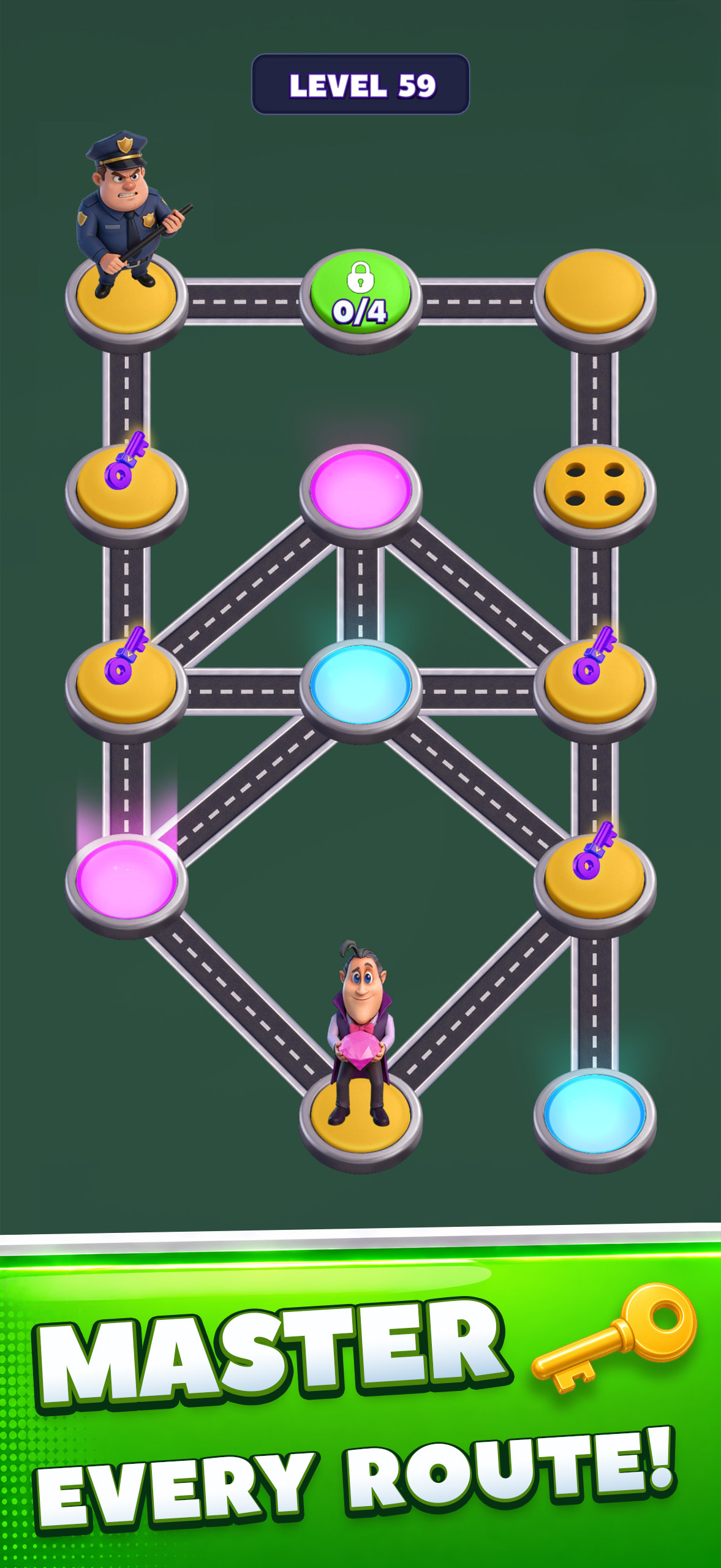 اسکرین شات 4 بازی Police Escape! Match Villains