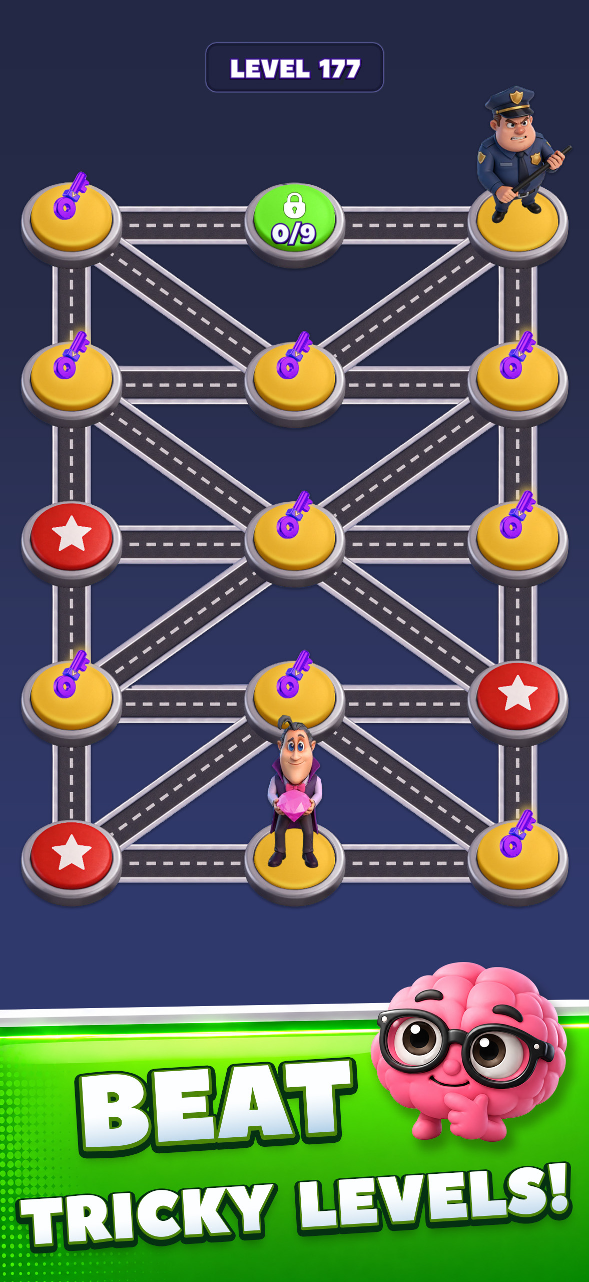 اسکرین شات 3 بازی Police Escape! Match Villains