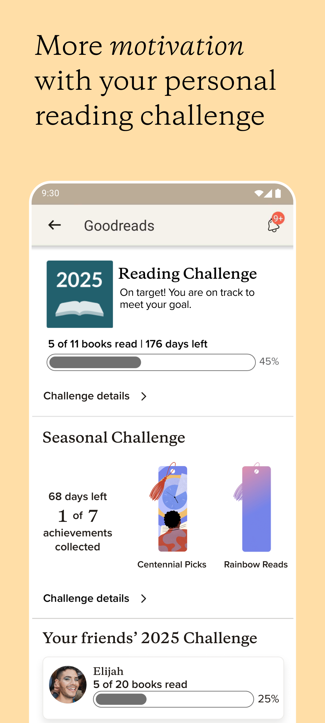 اسکرین شات 6 برنامه Goodreads: Book Tracker & More