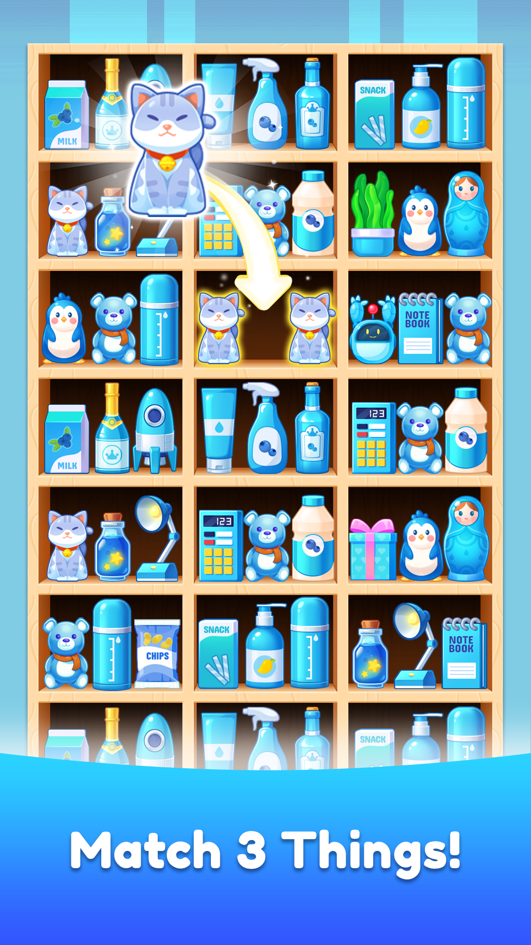 اسکرین شات 1 بازی Shelf Sort Puzzle Game