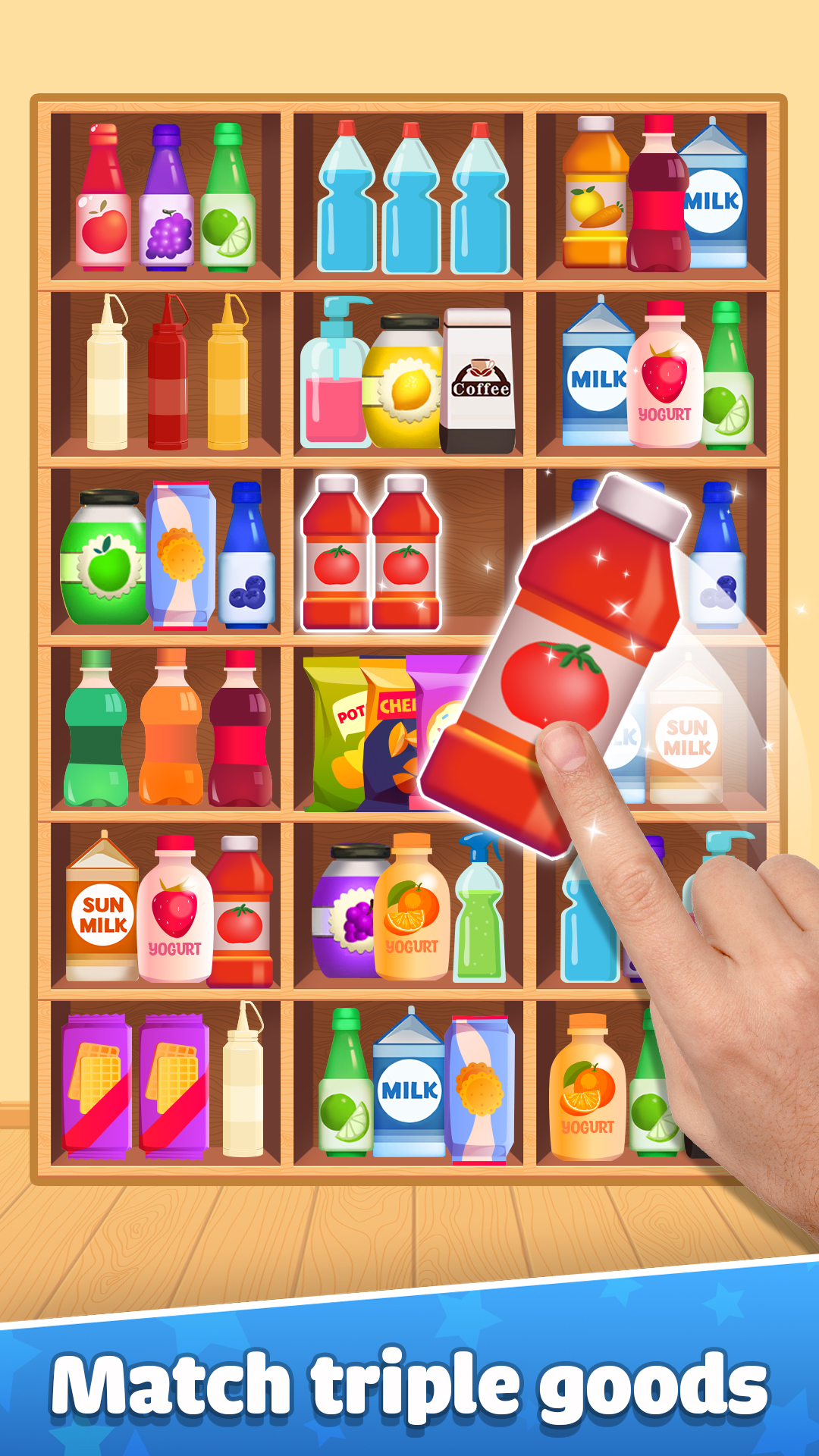 اسکرین شات 1 بازی Goods Triple Sort: Sort Puzzle