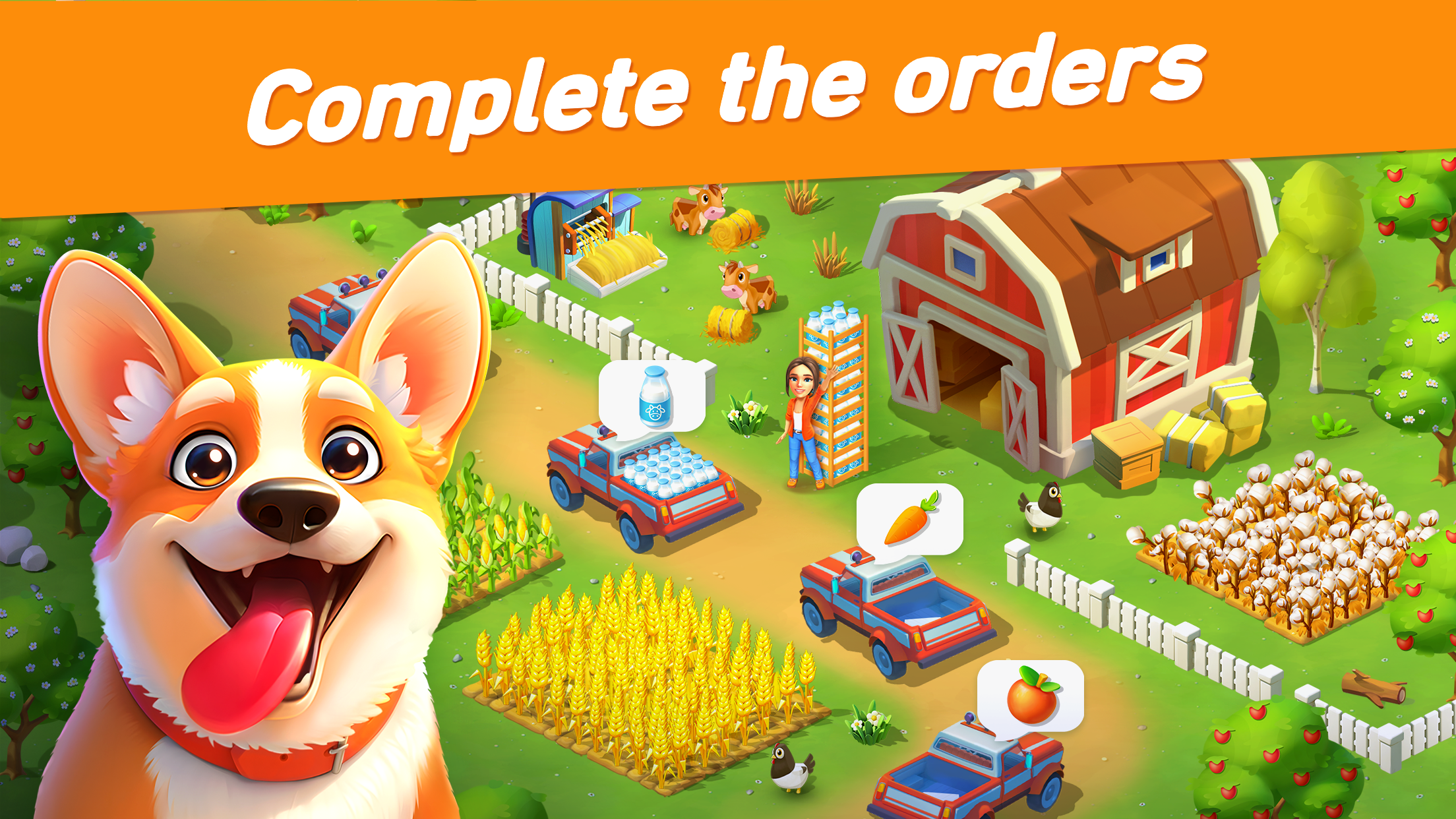 اسکرین شات 2 بازی Goodville: Farm Game Adventure