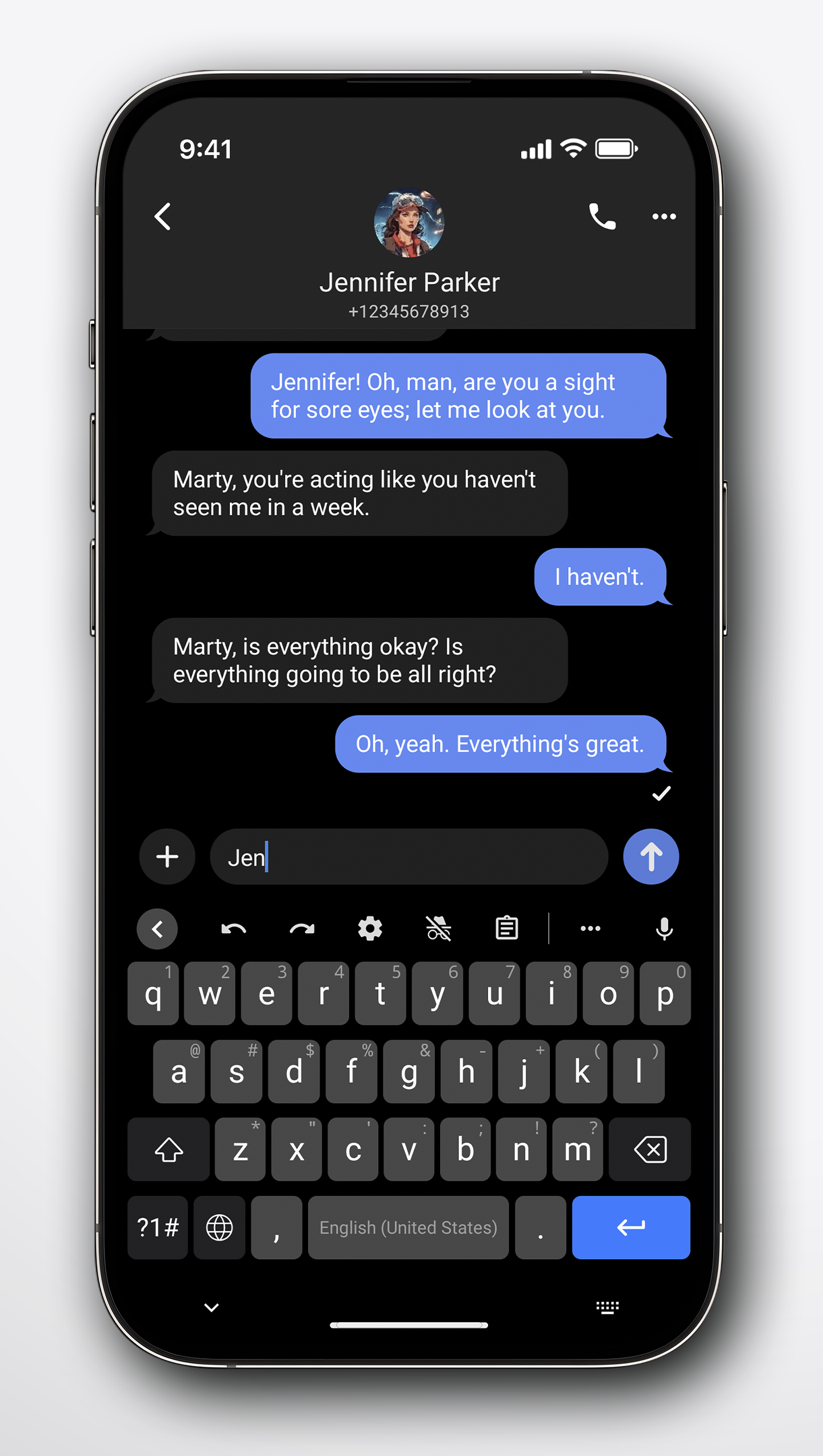اسکرین شات 3 برنامه Inkwell Keyboard
