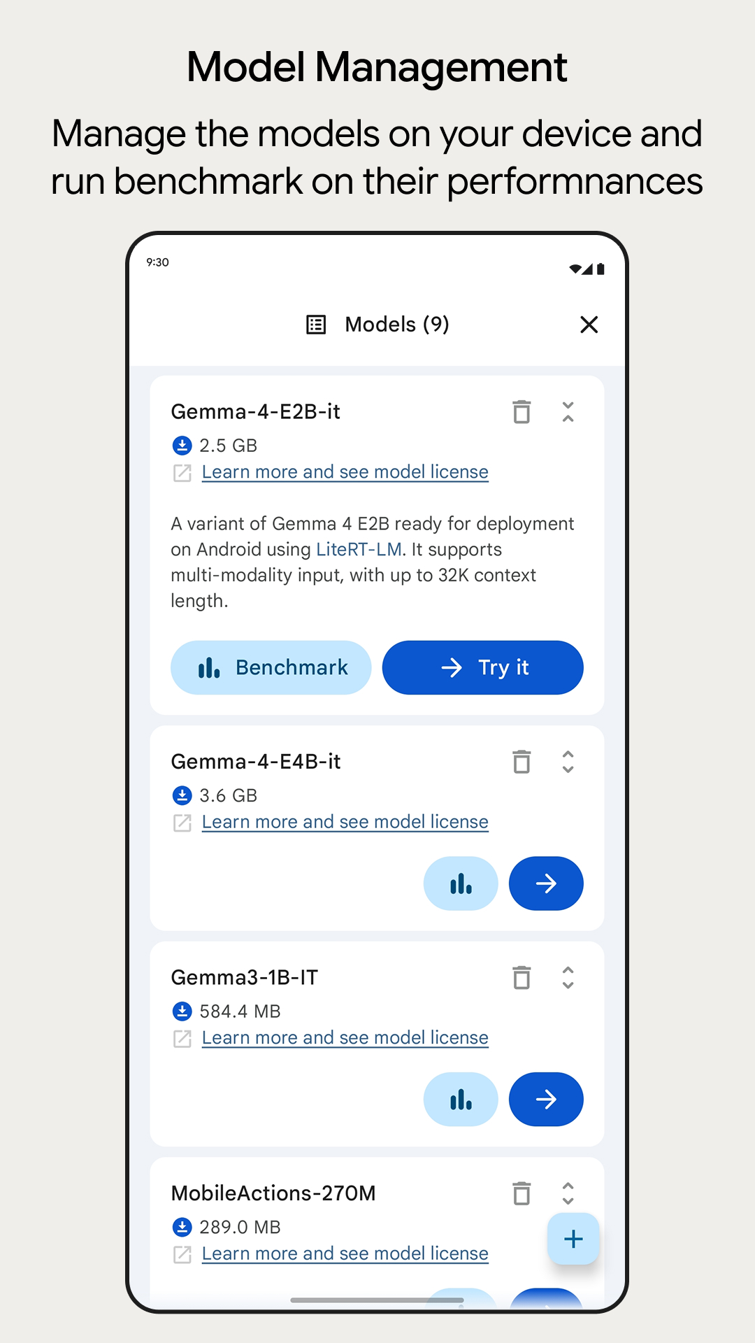 اسکرین شات 8 برنامه Google AI Edge Gallery