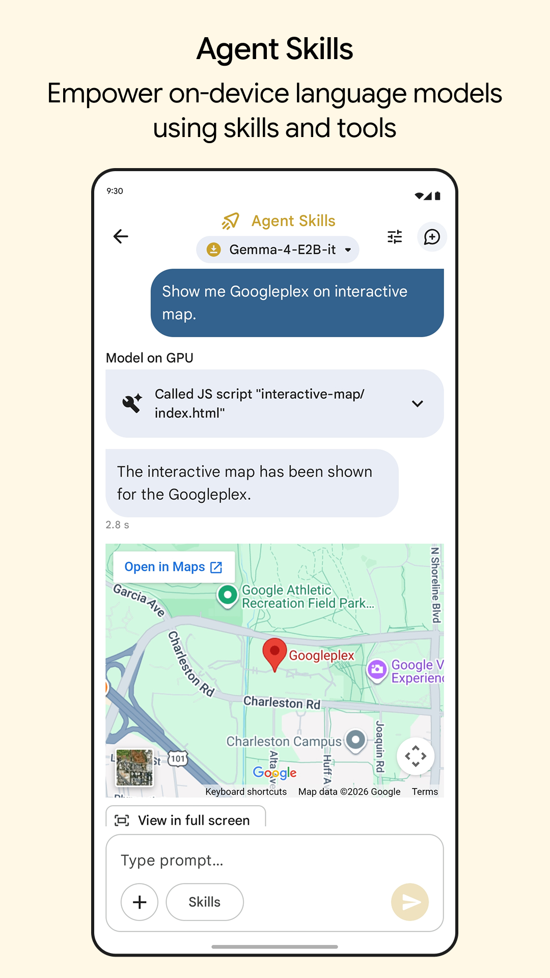 اسکرین شات 2 برنامه Google AI Edge Gallery