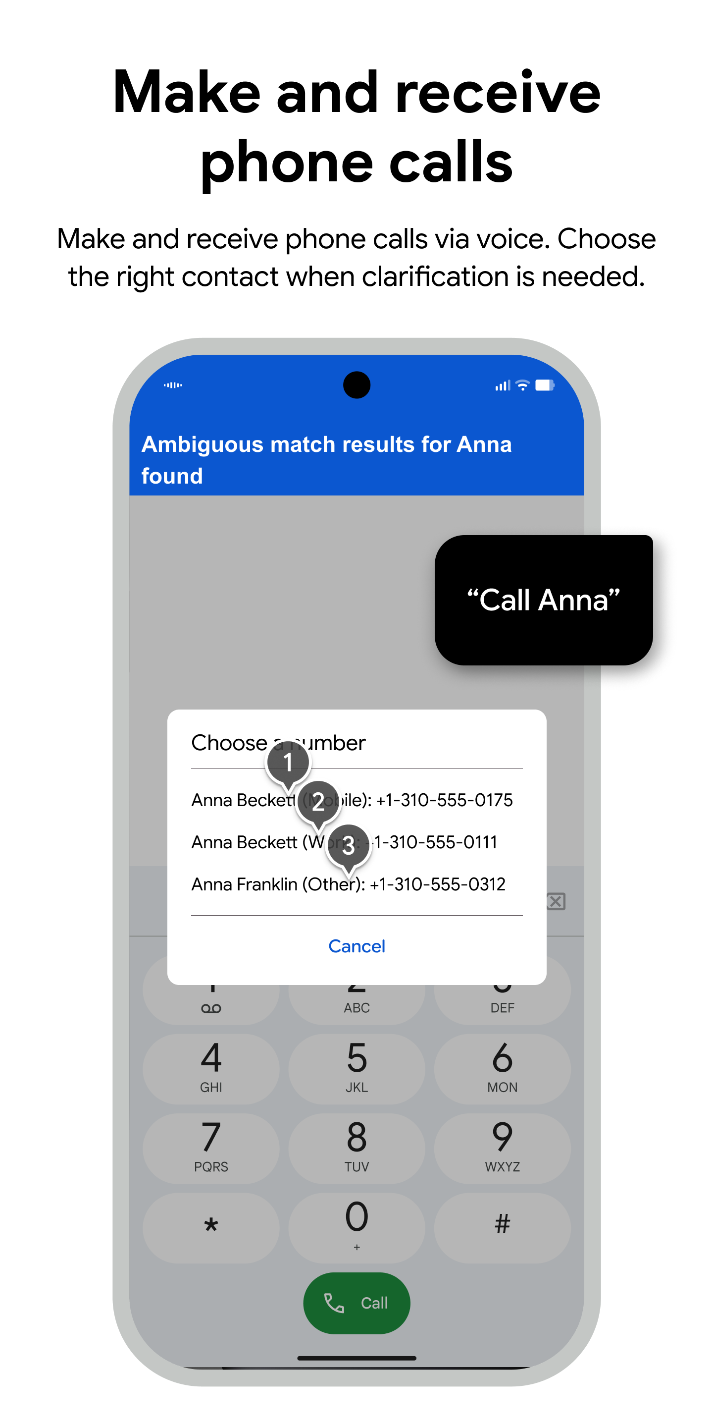 اسکرین شات 5 برنامه Voice Access