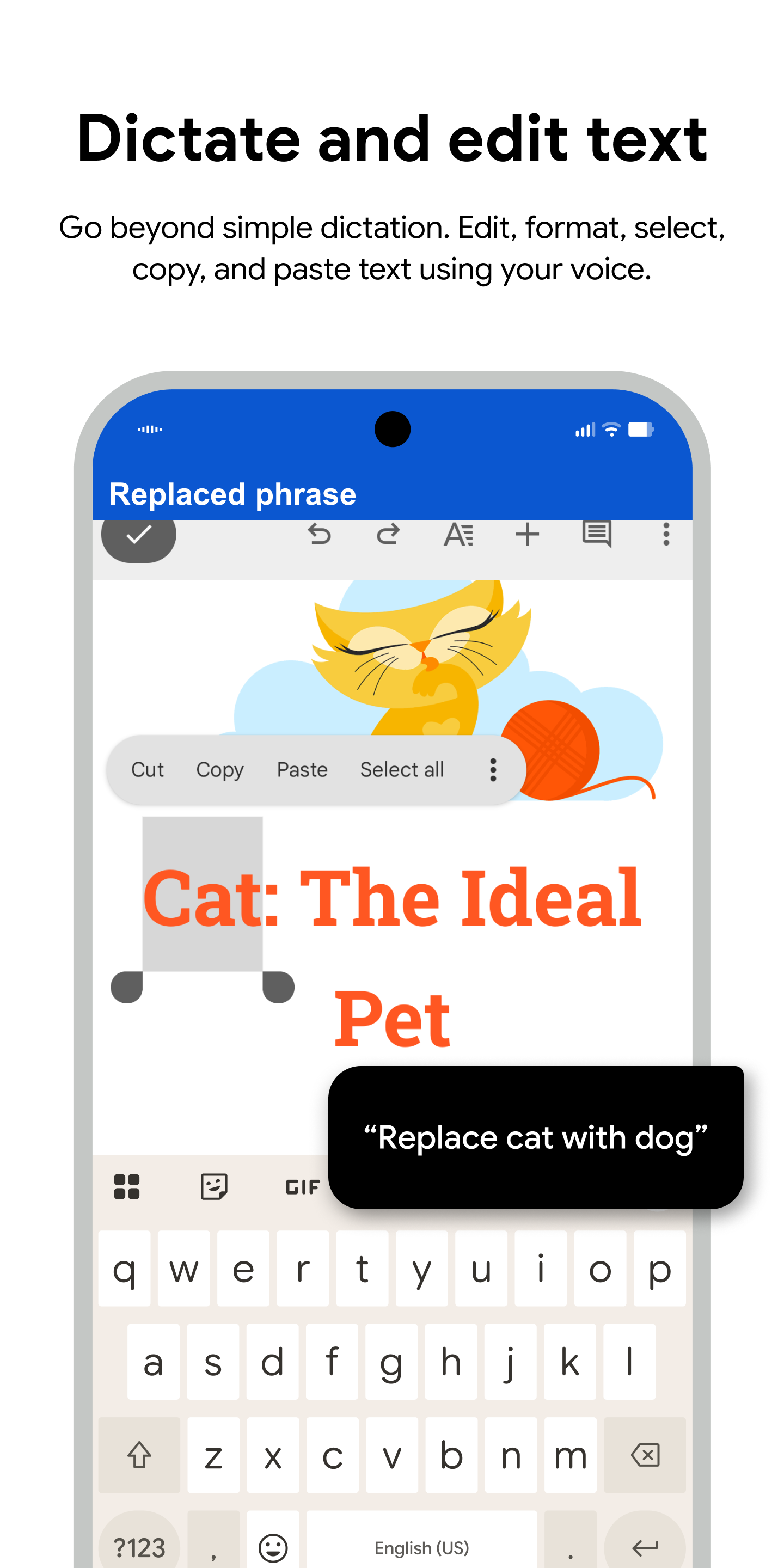 اسکرین شات 4 برنامه Voice Access
