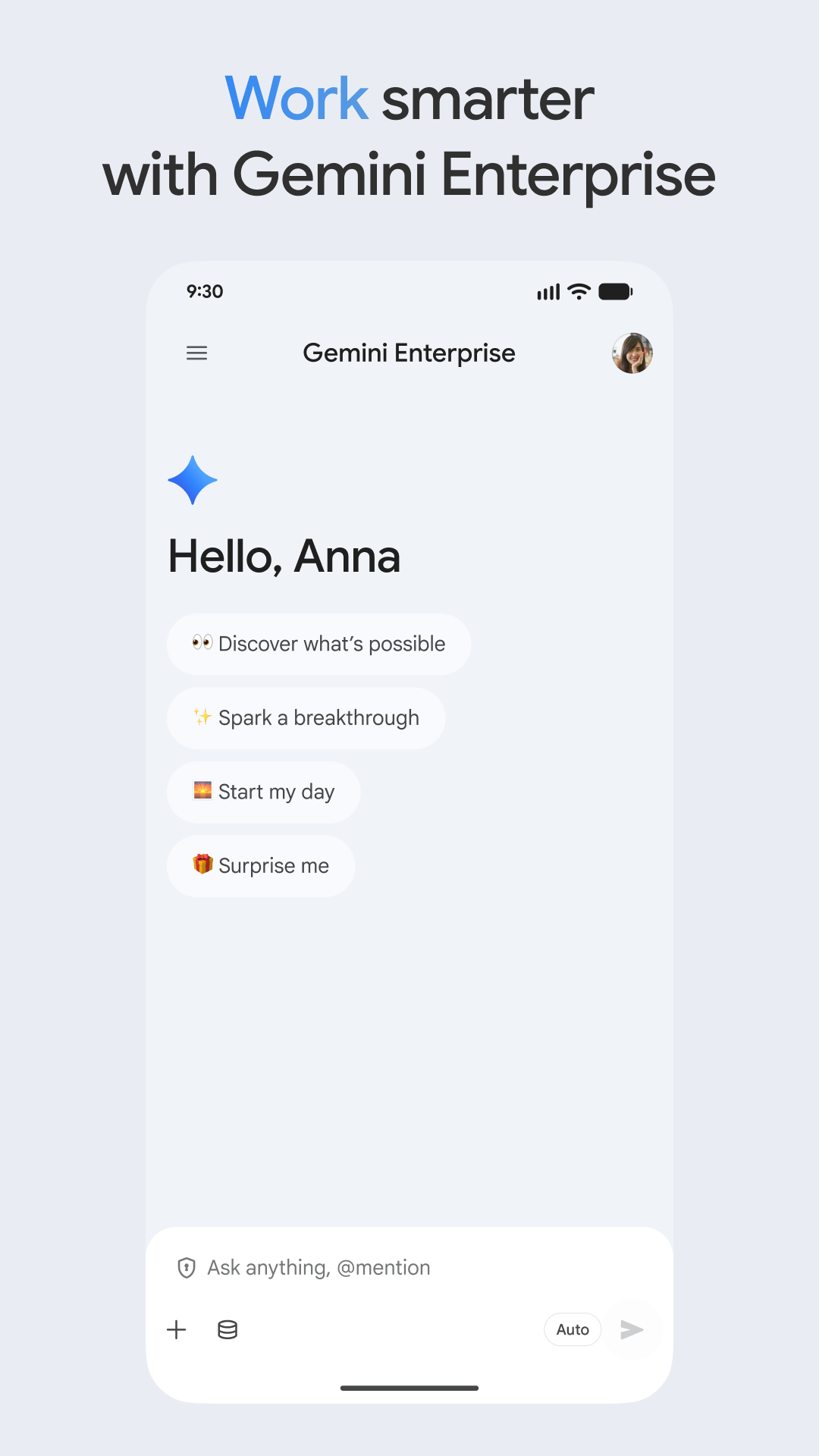 اسکرین شات 4 برنامه Google Gemini Enterprise