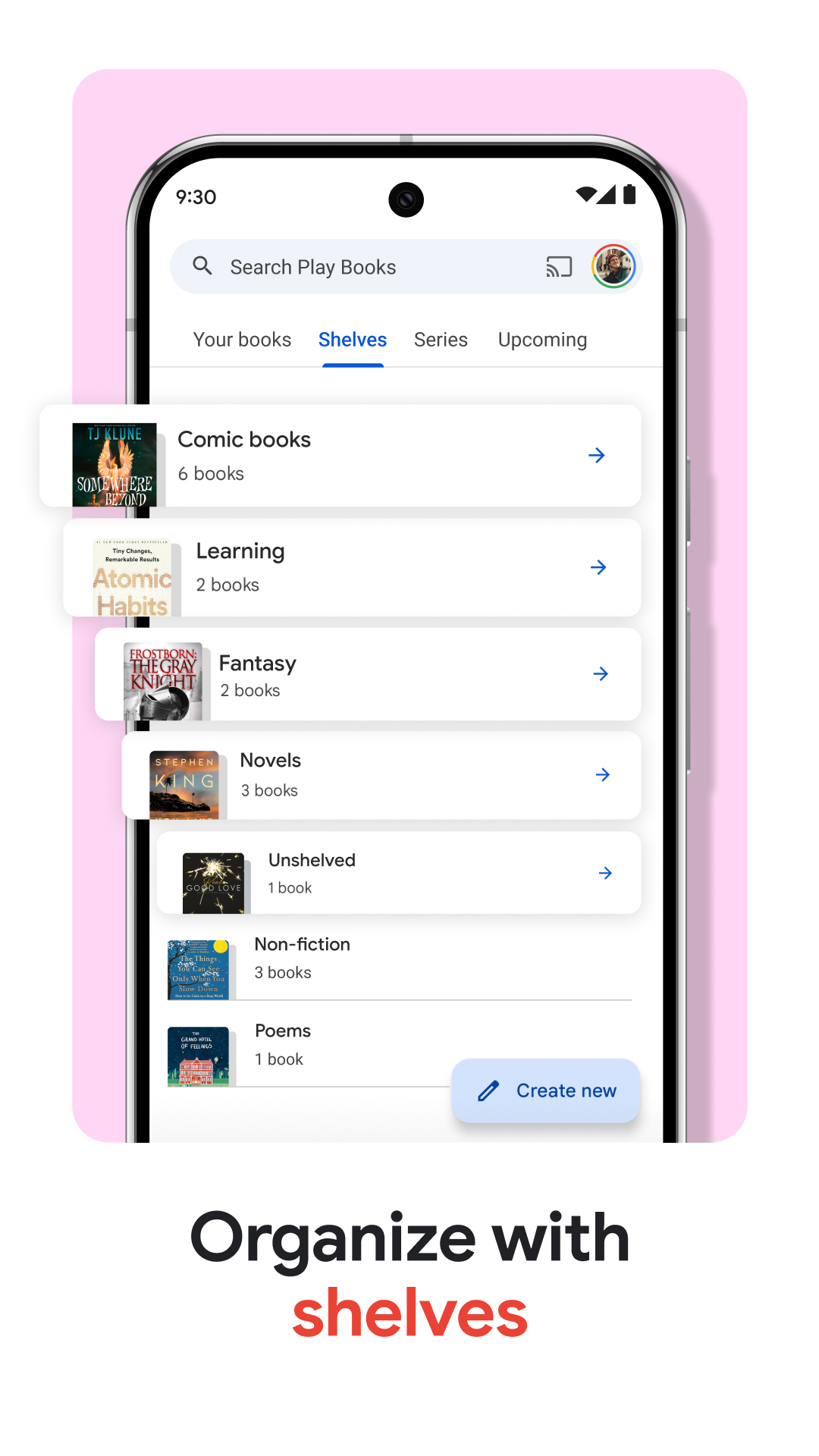 اسکرین شات 2 برنامه Google Play Books & Audiobooks